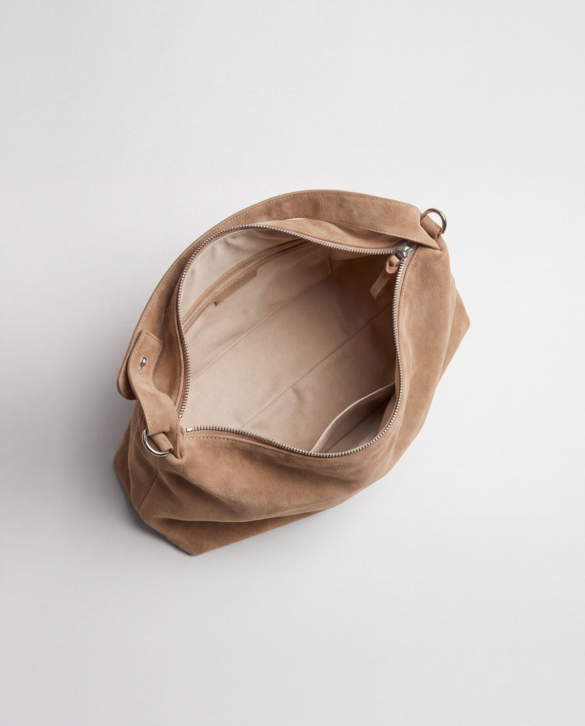 Calma bag in Beige – interior view