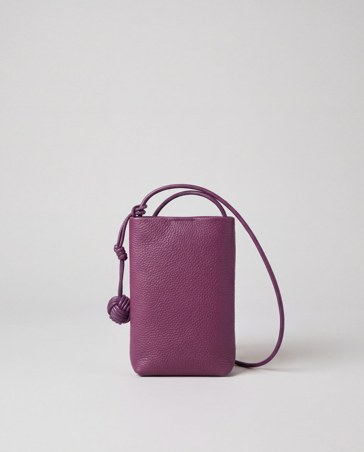 Cara bag in Plum – back view