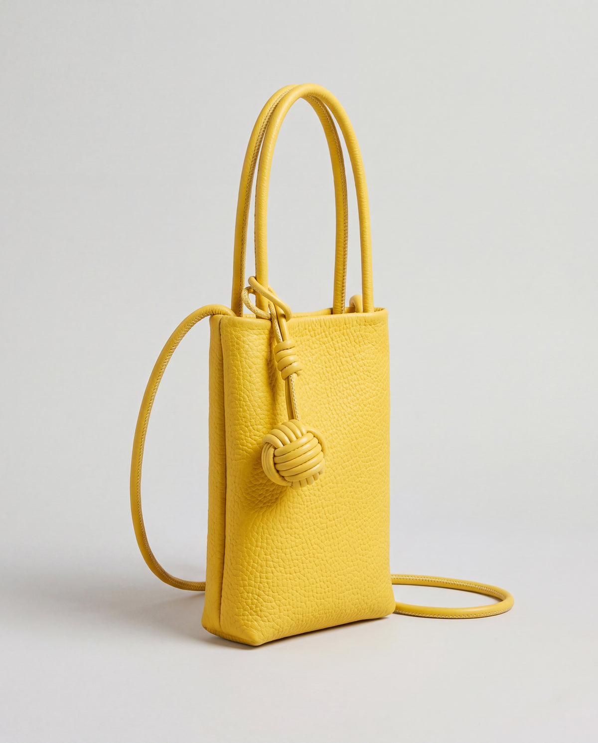 Cara bag in Yellow – three-quarter view