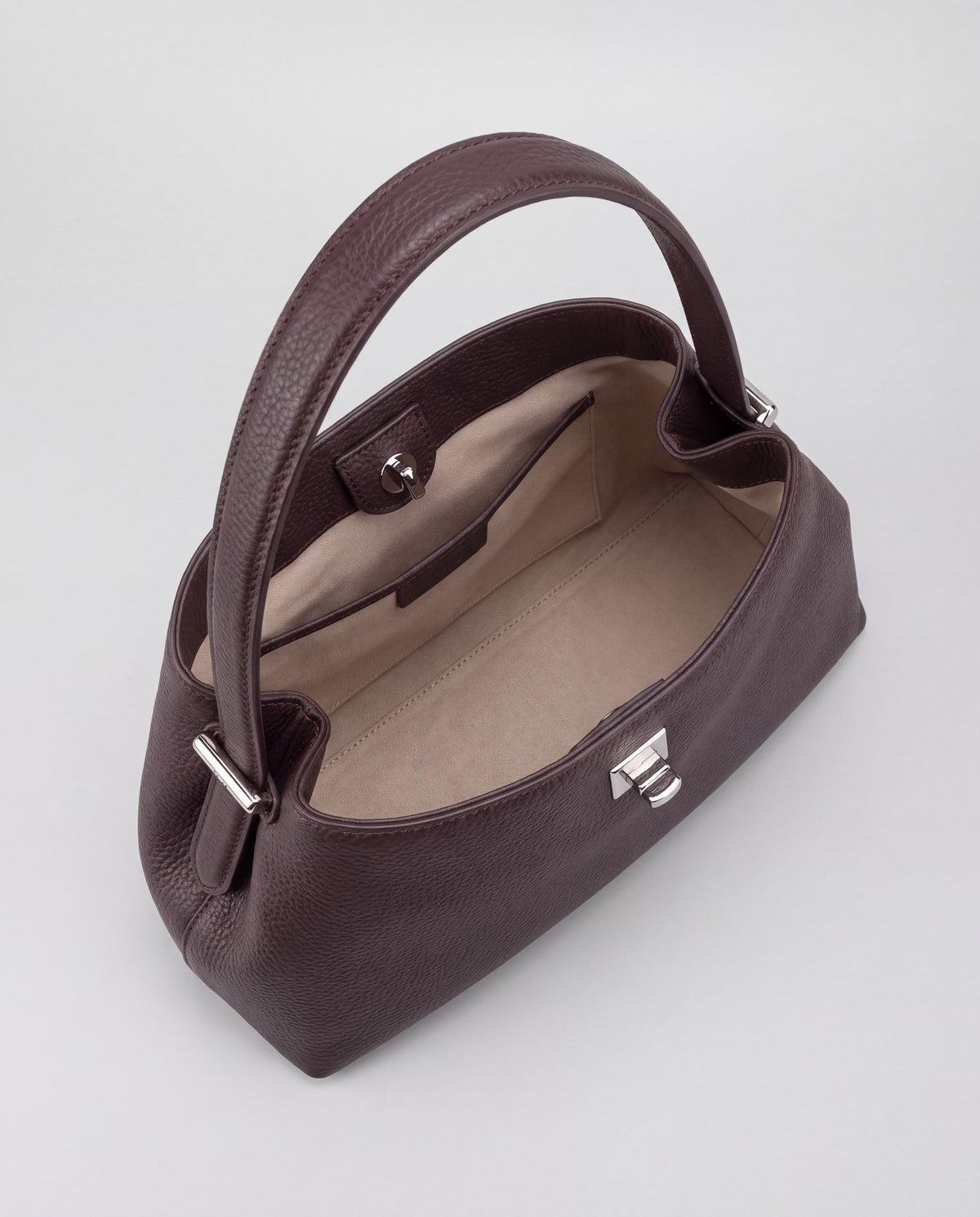 Como bag in Espresso – interior view