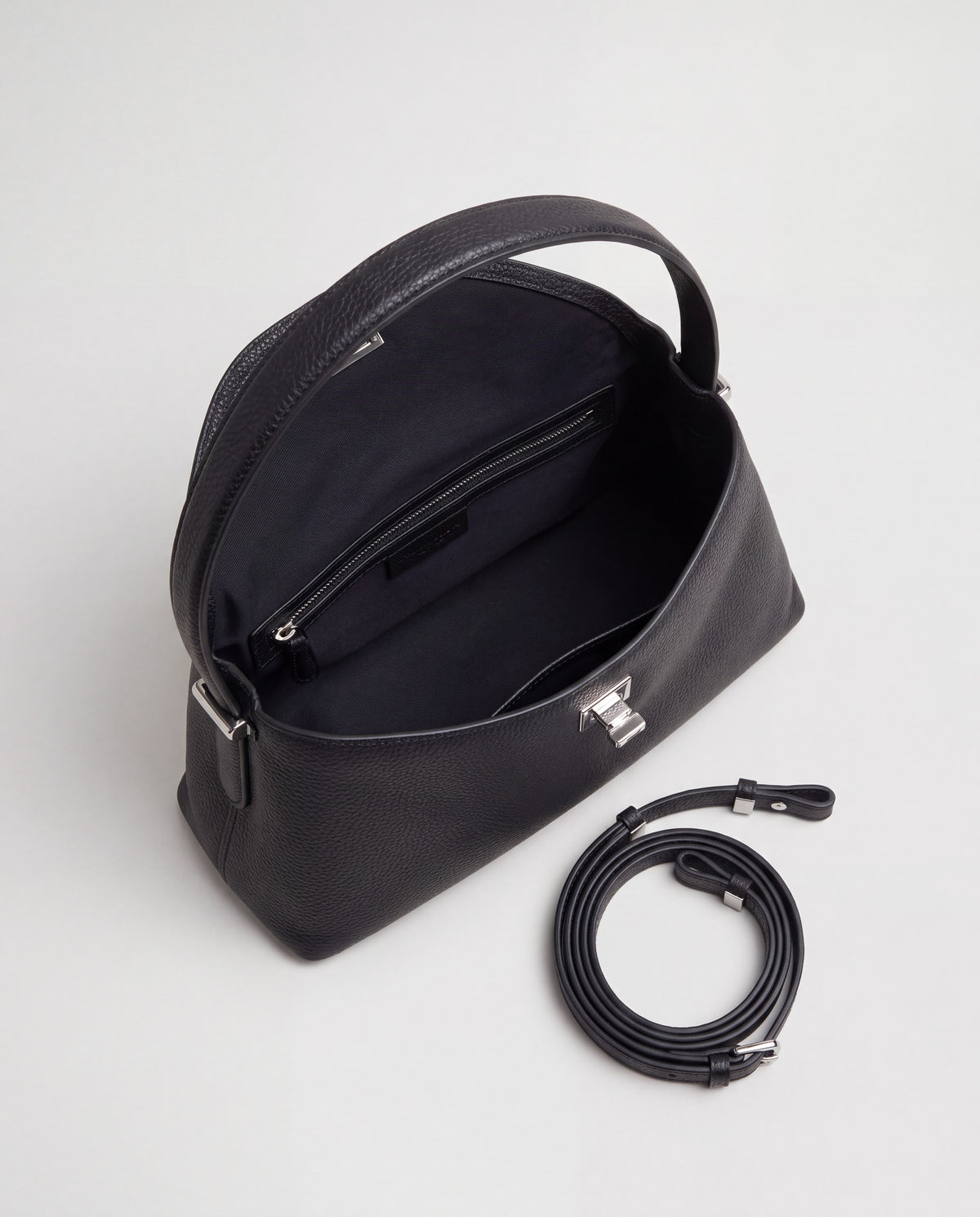 Corda bag in Black – interior view