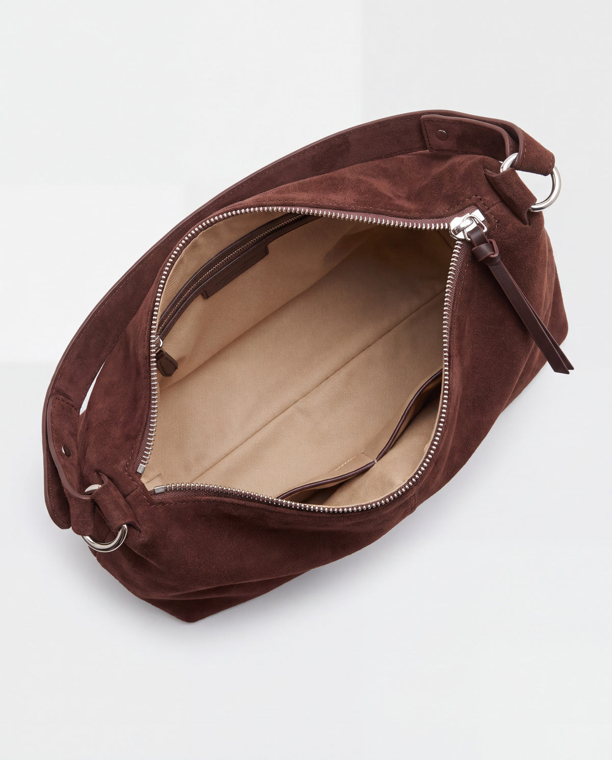 Corso bag in Chocolate – interior view