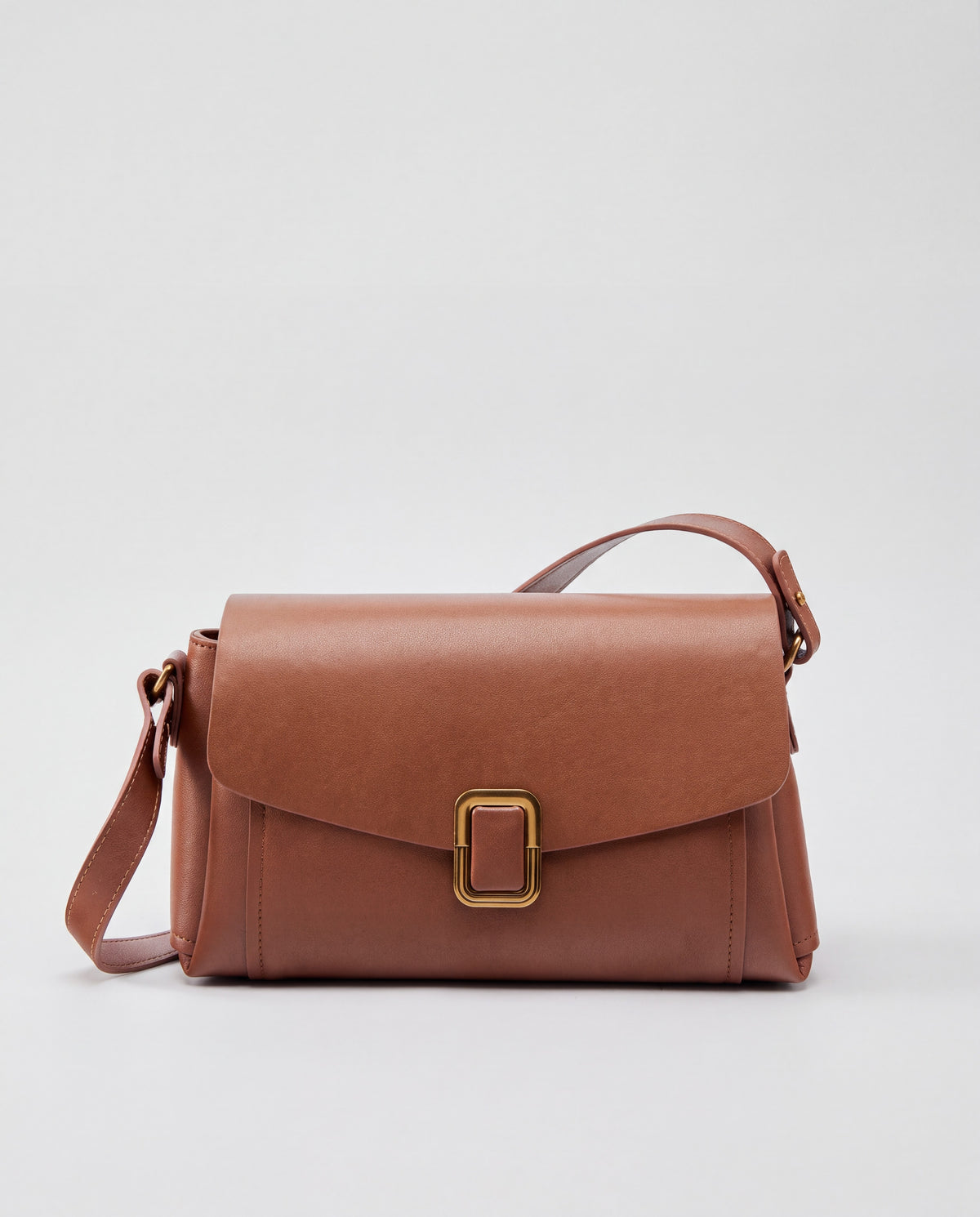 Creta bag in Cognac – front view