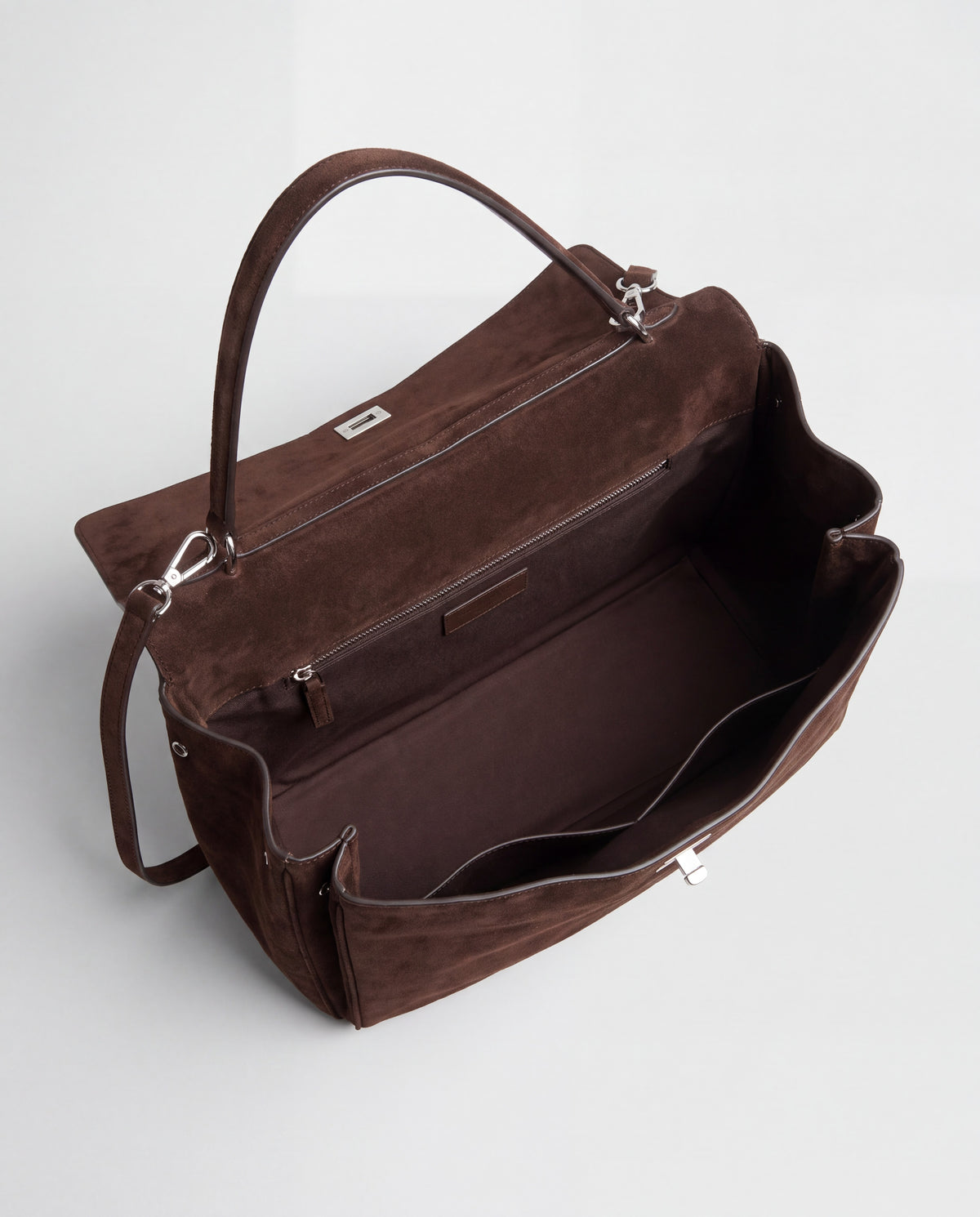 Dolce Medium bag in Espresso – interior view