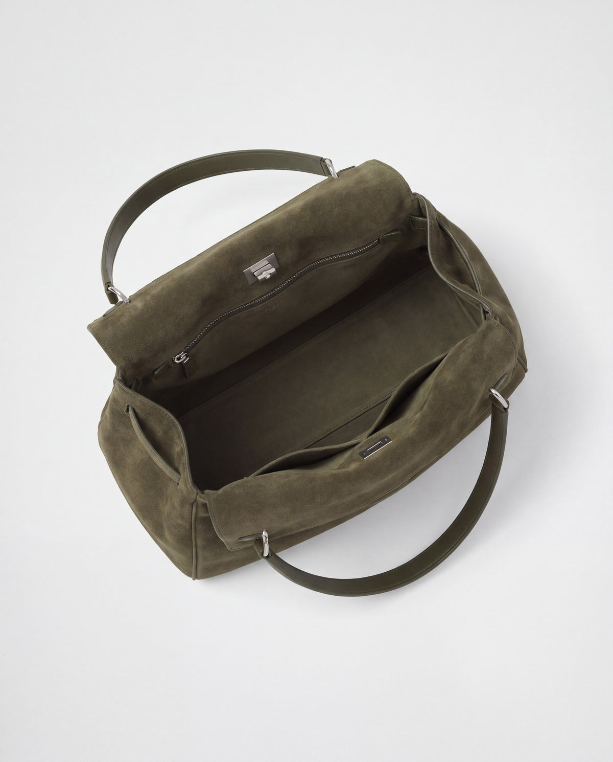 Dolce Medium bag in Forest – interior view