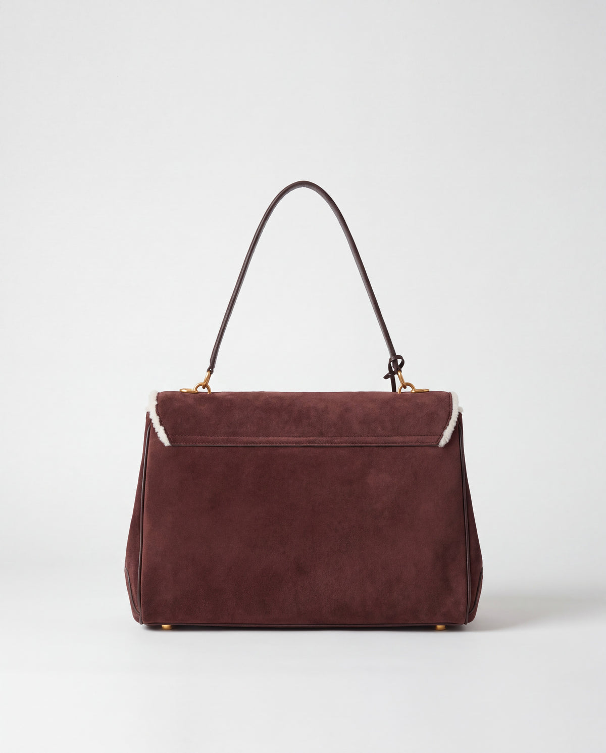 Dolce Medium bag in Mahogany – back view