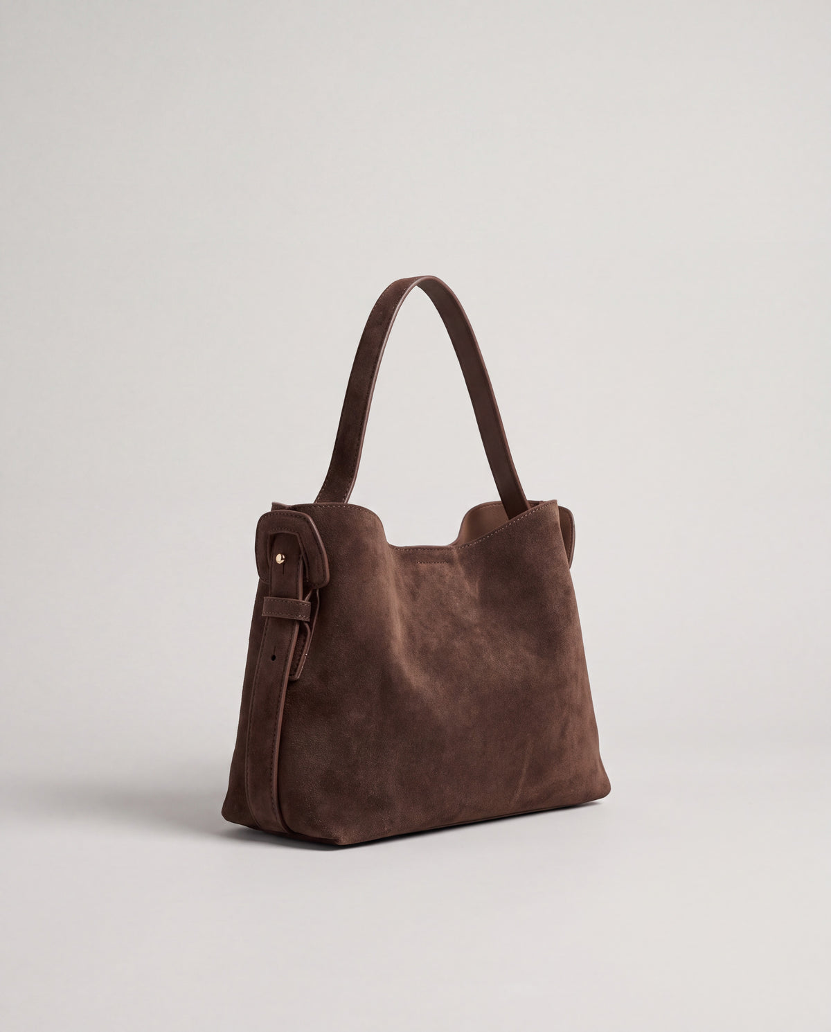 Duomo bag in Chocolate – three-quarter view