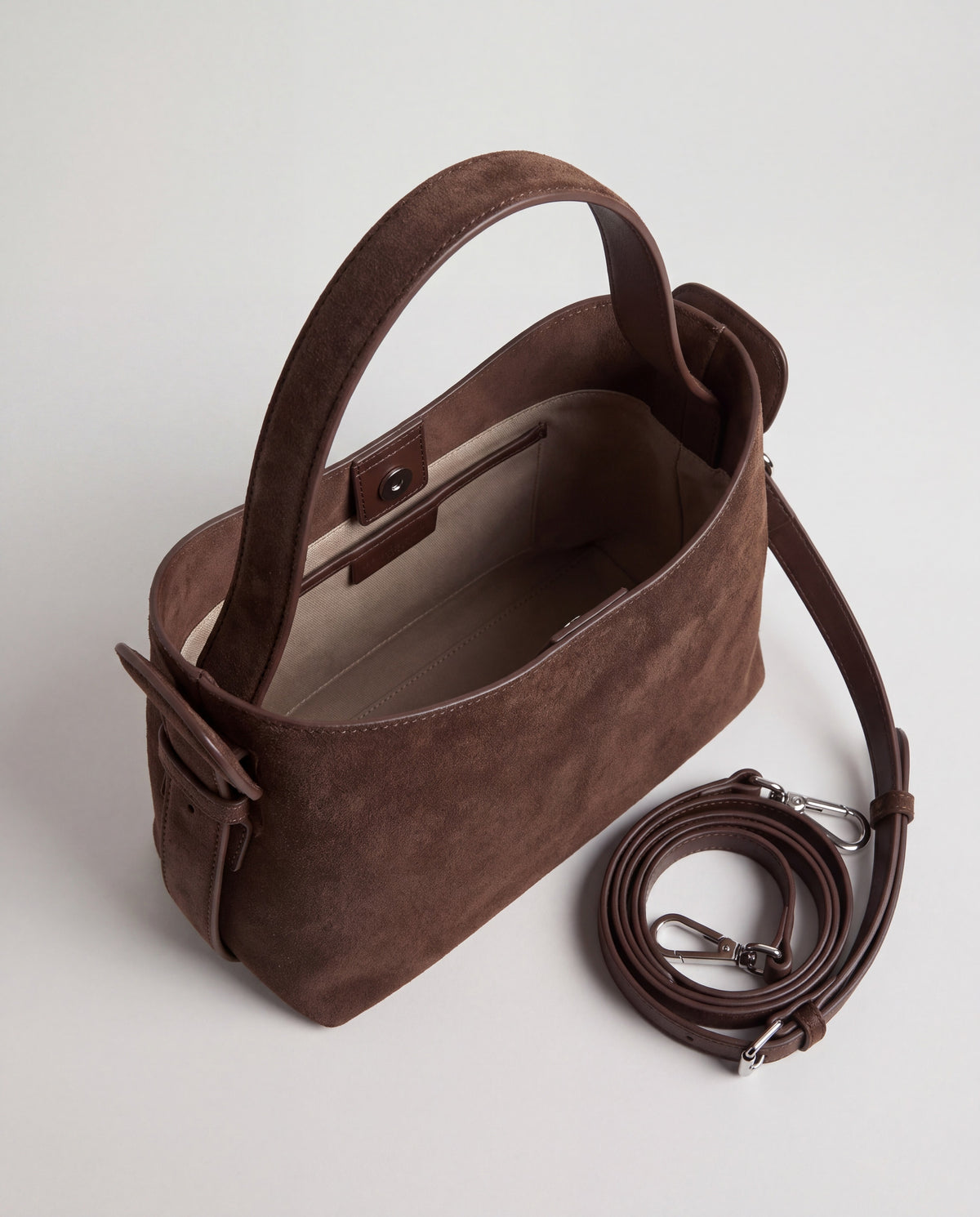 Duomo bag in Chocolate – interior view