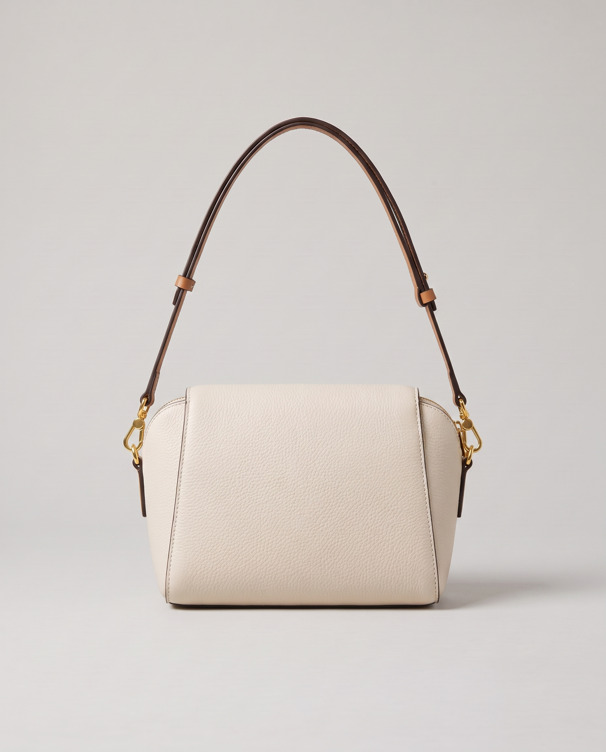 Elara mini leather crossbody in White – back view