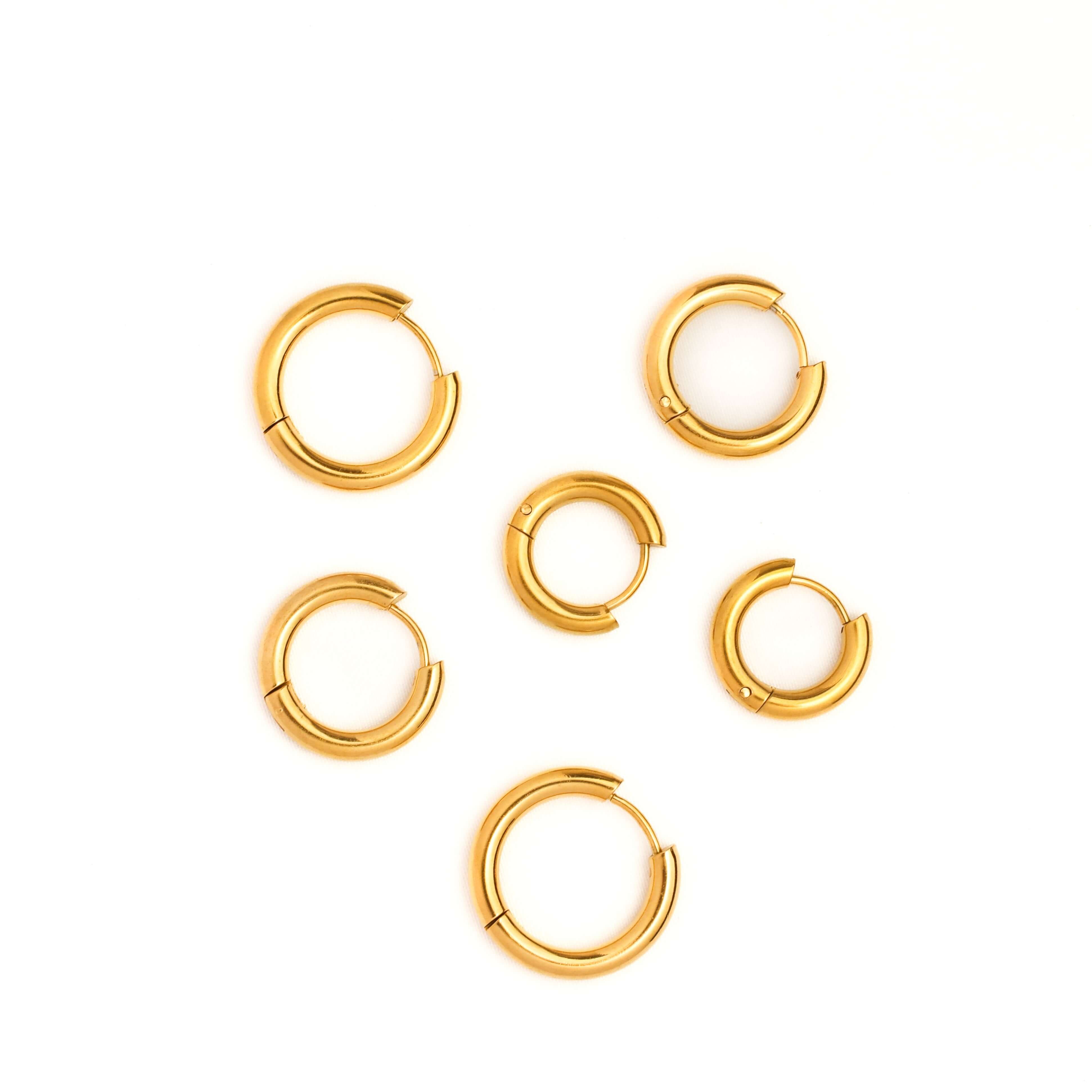 Gold Hoop Earrings