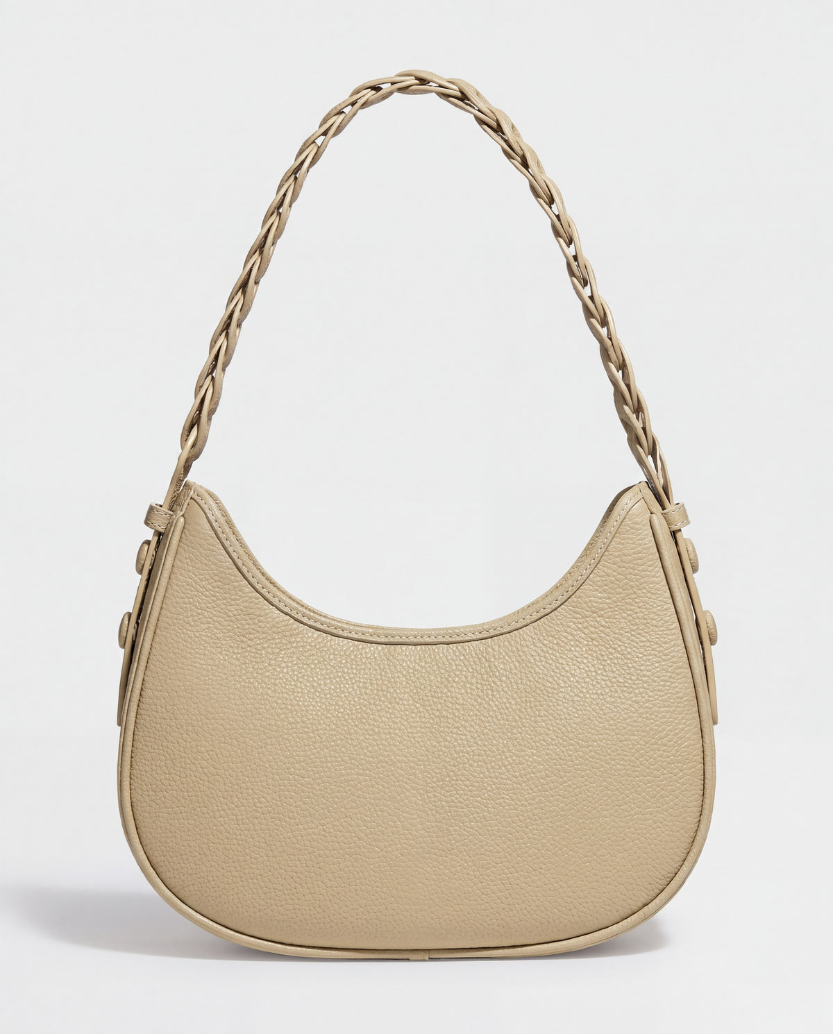 Everyday Shoulder Bag in Beige – back view