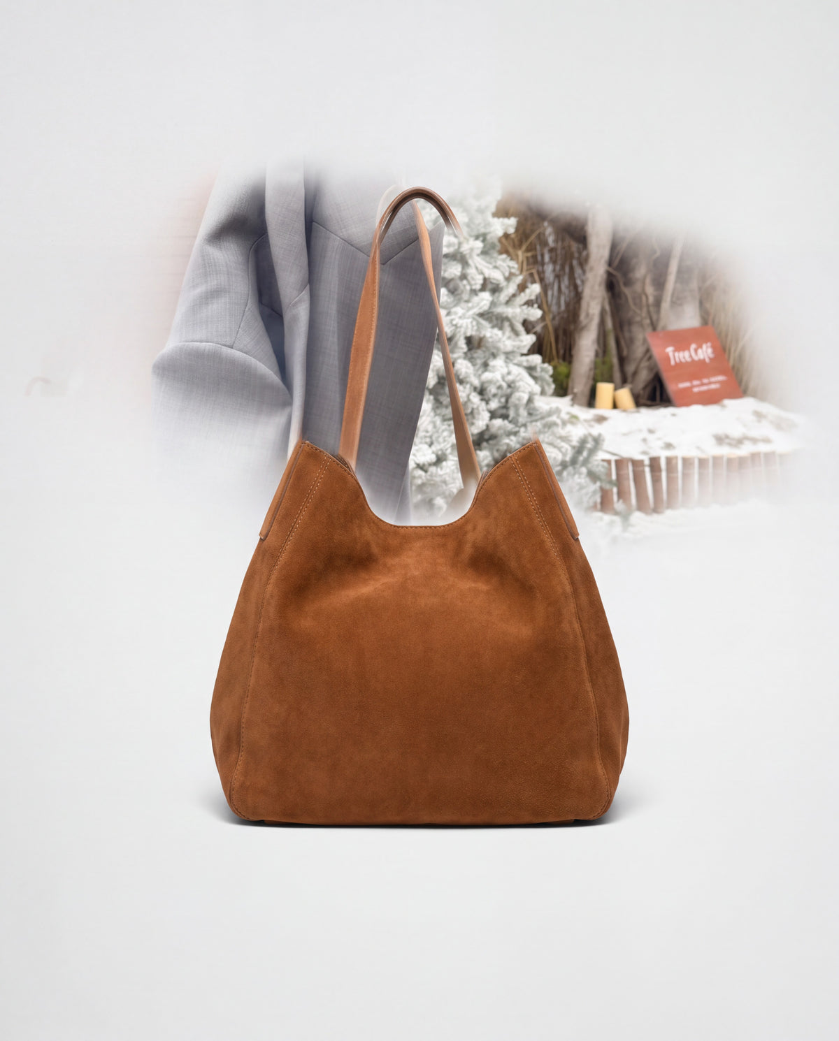 Fiato bag in Cognac – back view