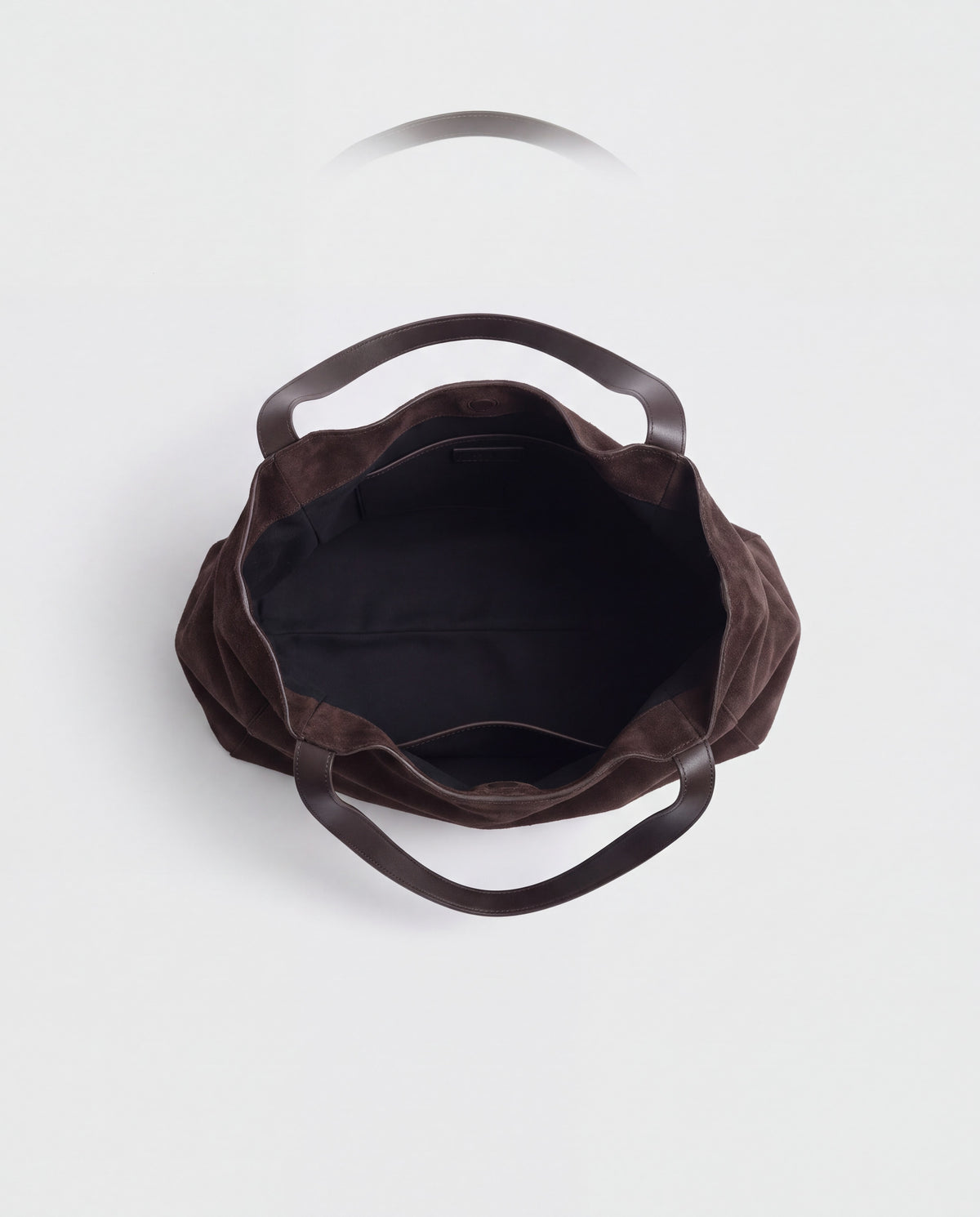 Fiato bag in Espresso – interior view