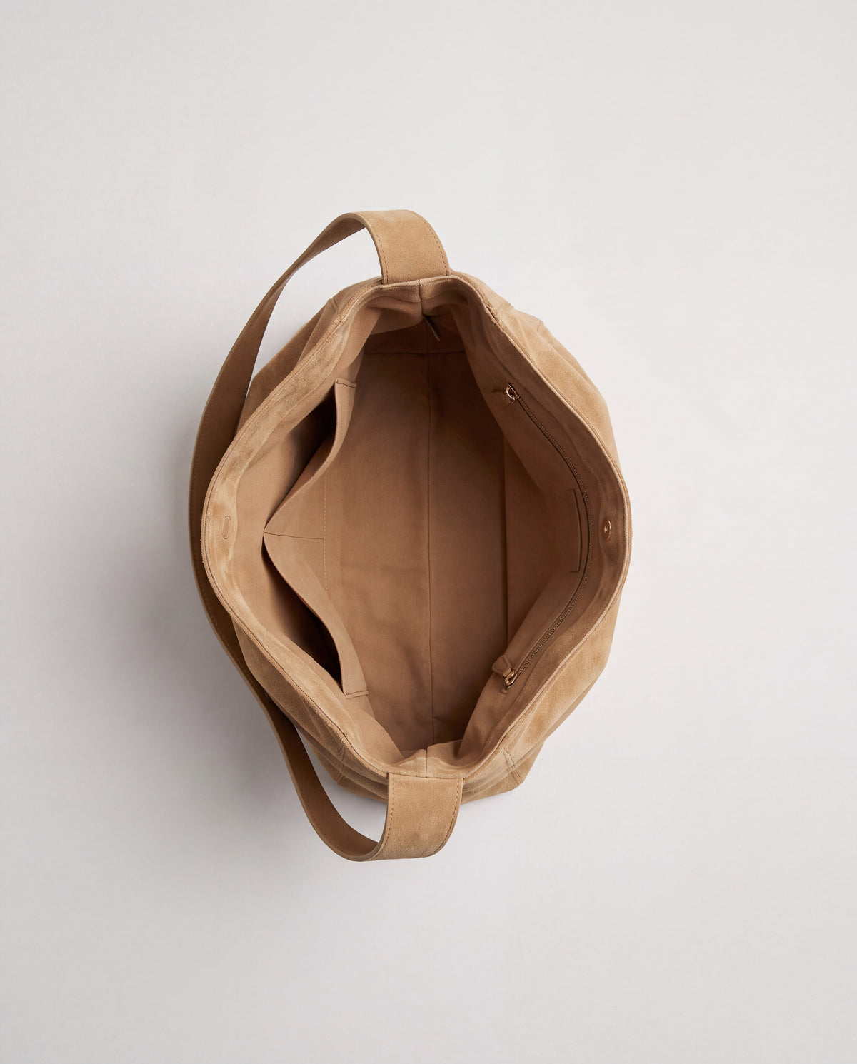 Fiato bag in Tan – interior view
