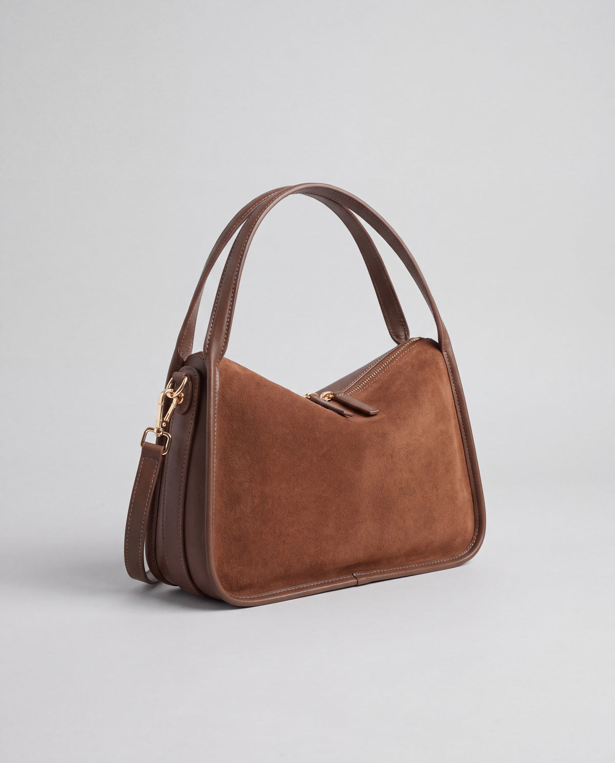 Grano bag in Brown – three-quarter view