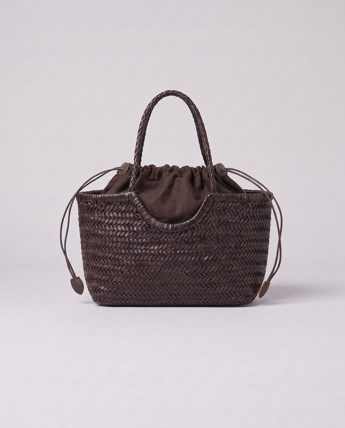 Valentina Gubbio bag in Chocolate, back view