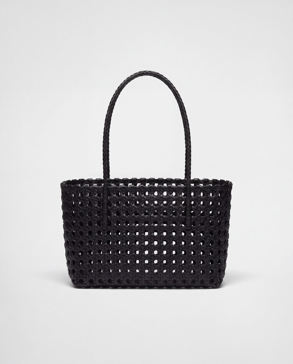 Lattice bag in Black – back view