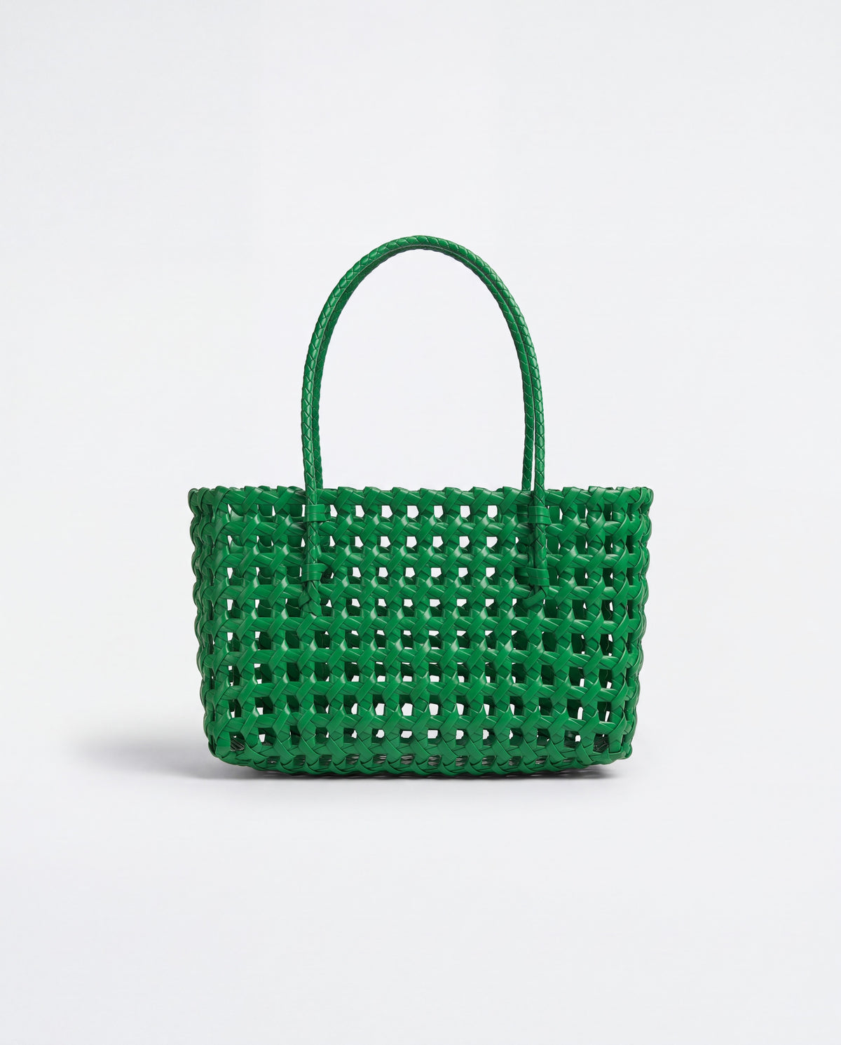 Lattice bag in Green – front view