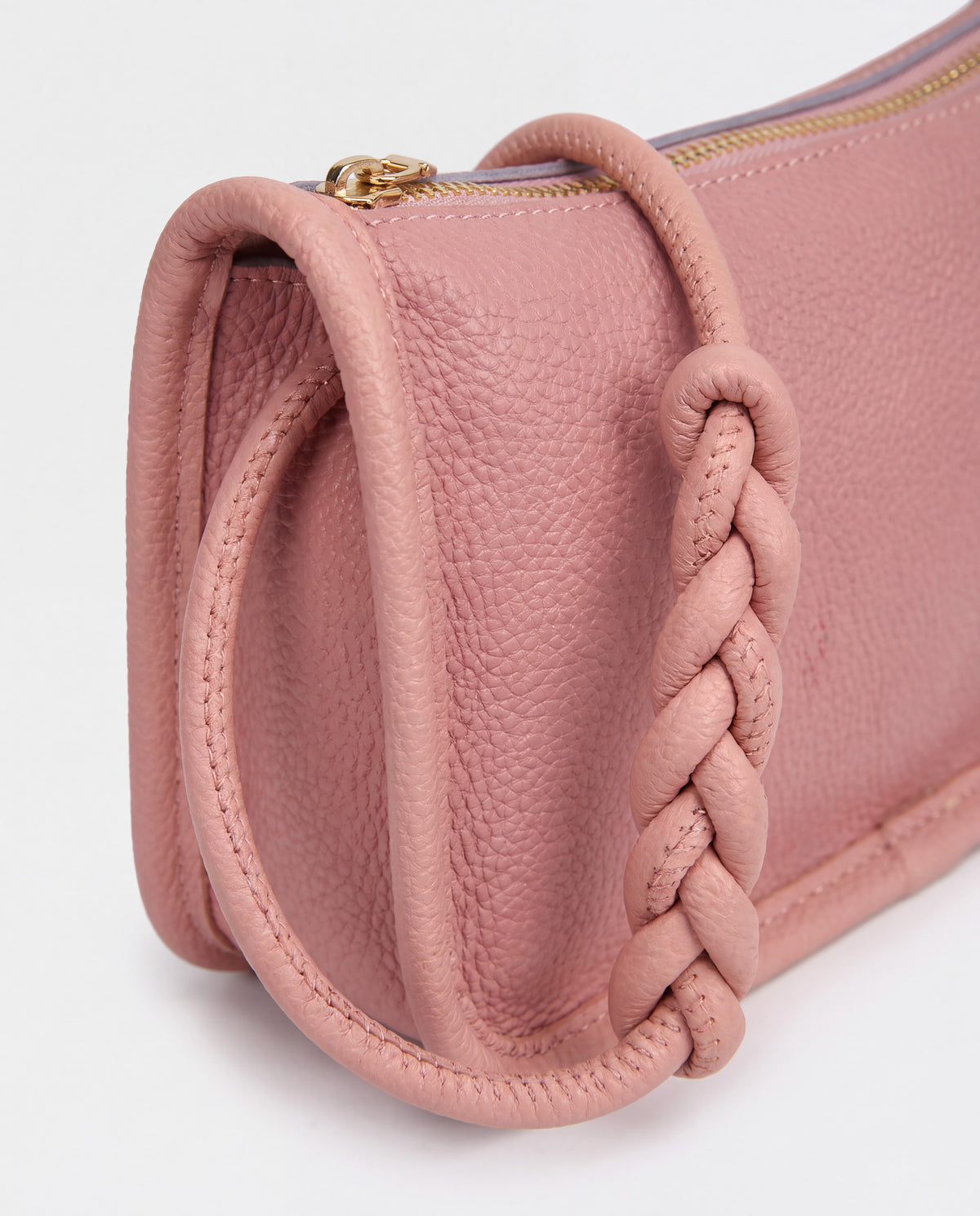 Lago bag in Blush – leather detail