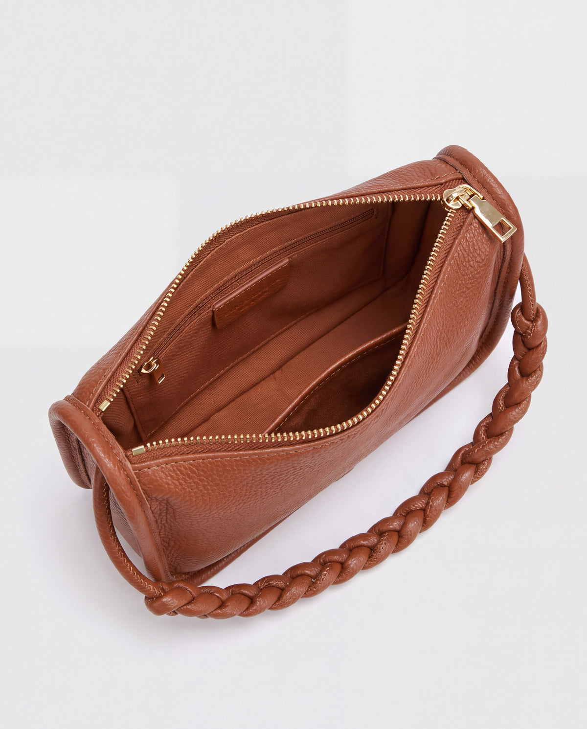 Lago bag in Cognac – interior view