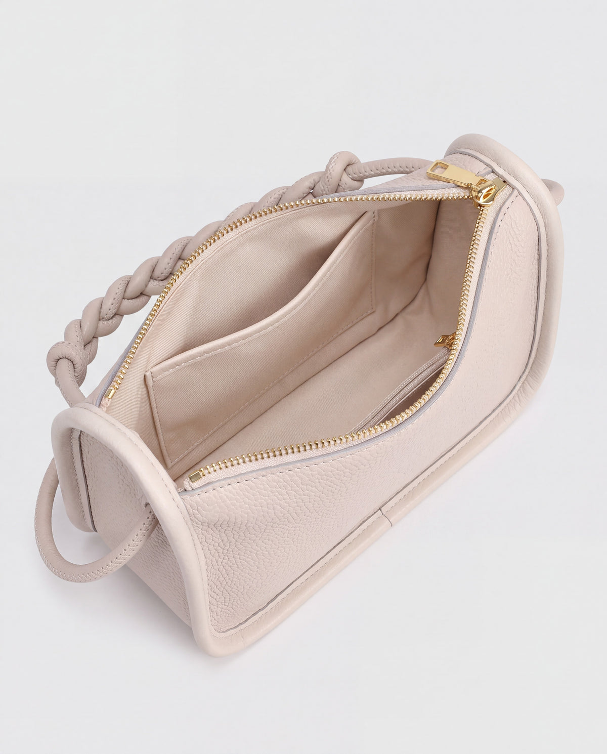Lago bag in Ivory – interior view