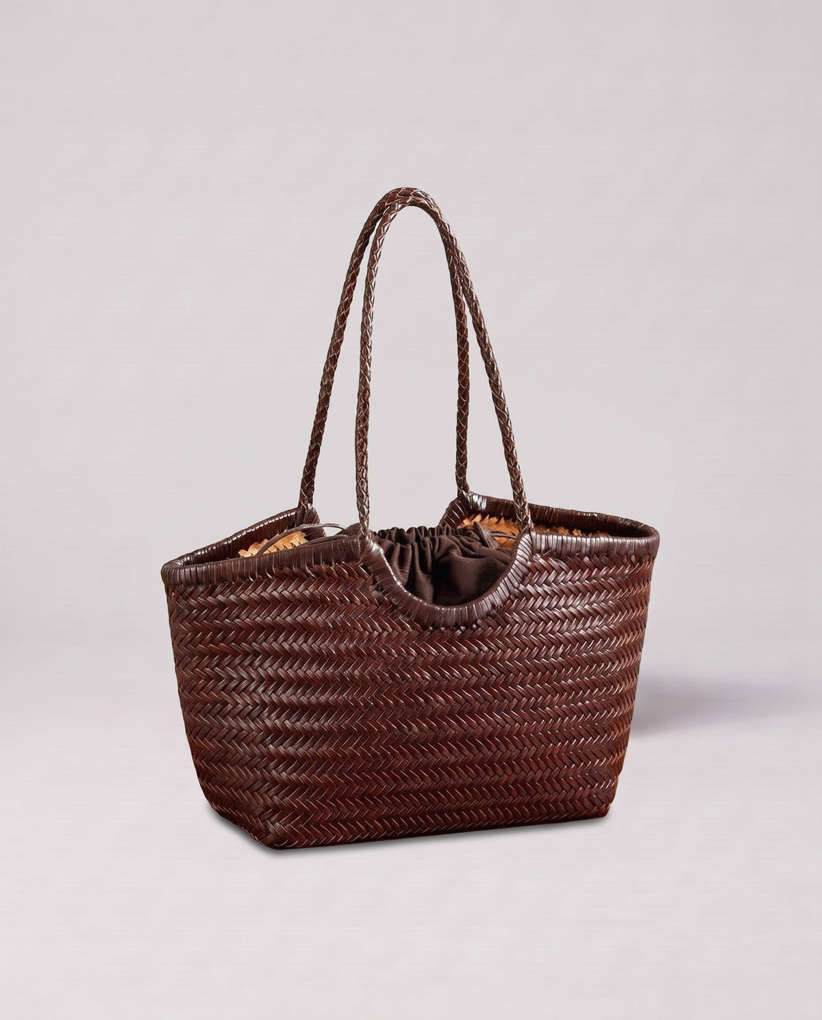 Valentina Matera Large bag in Brown, three-quarter view