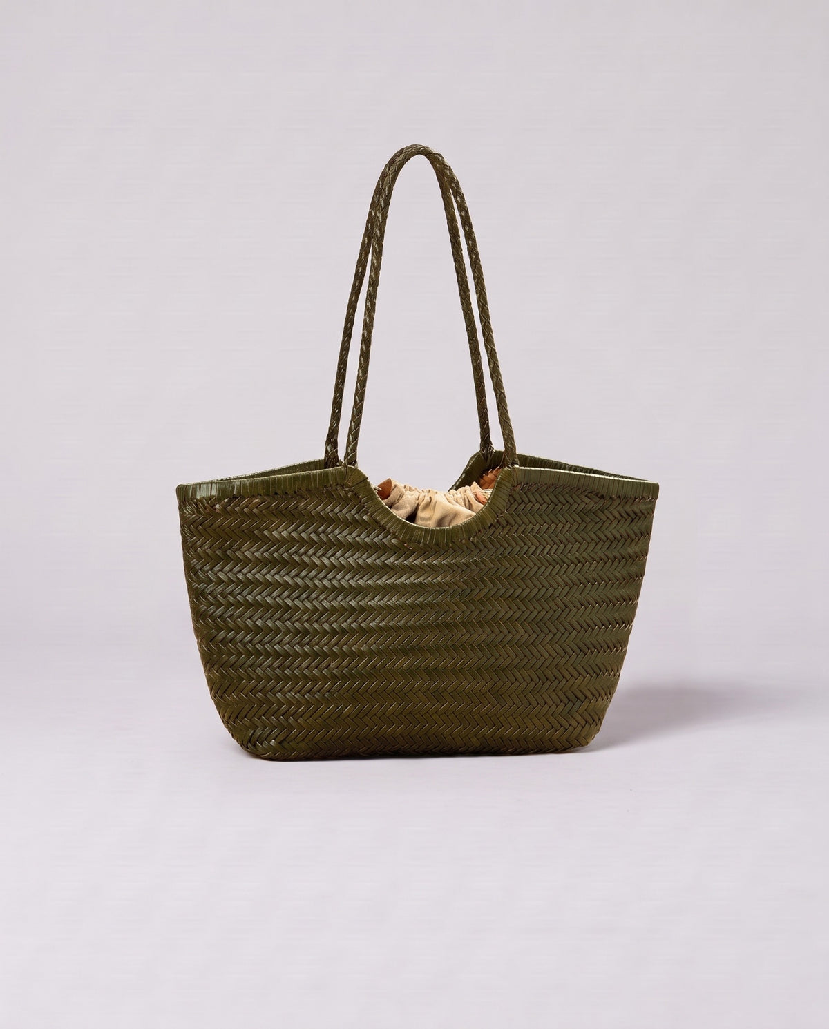 Valentina Matera Small bag in Olive, back view
