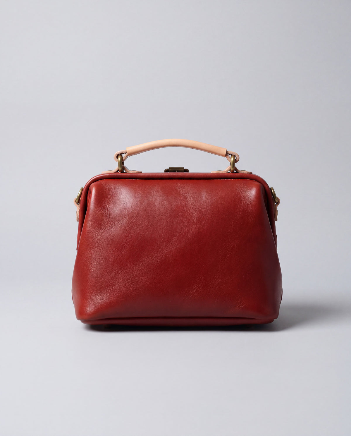 Mini Leather Bag bag in Red – back view