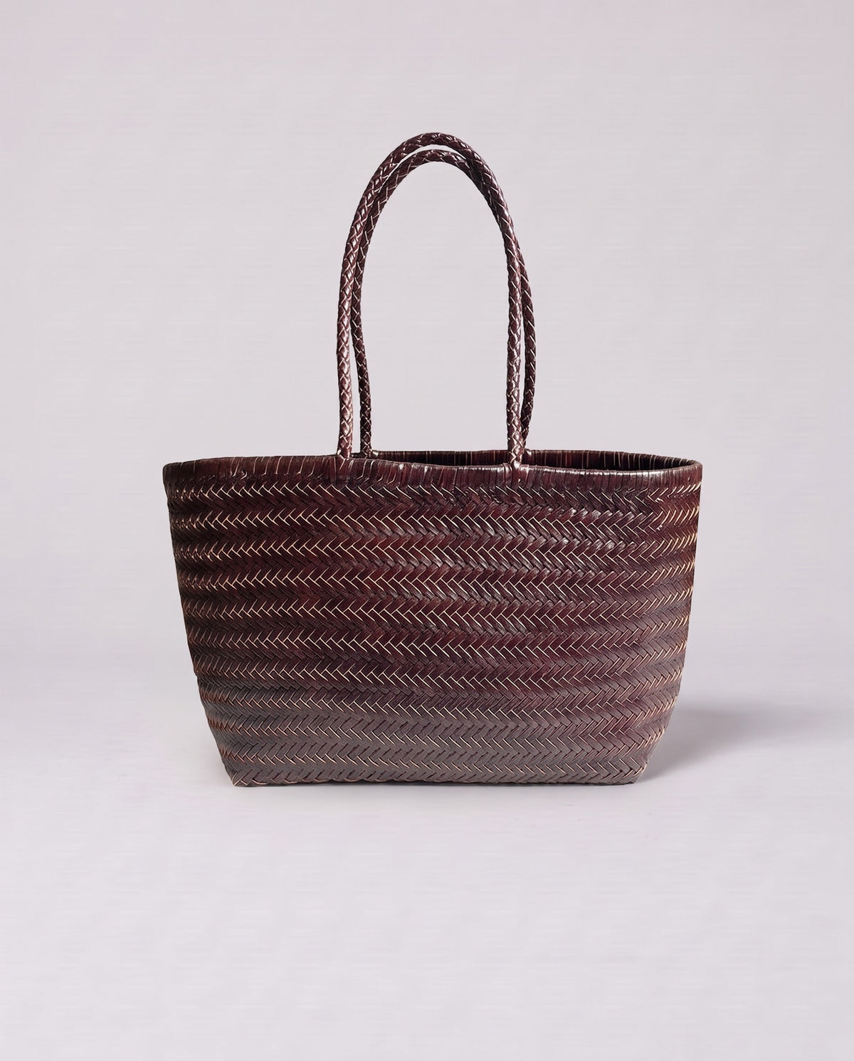 Valentina Noto Large bag in Burgundy, back view