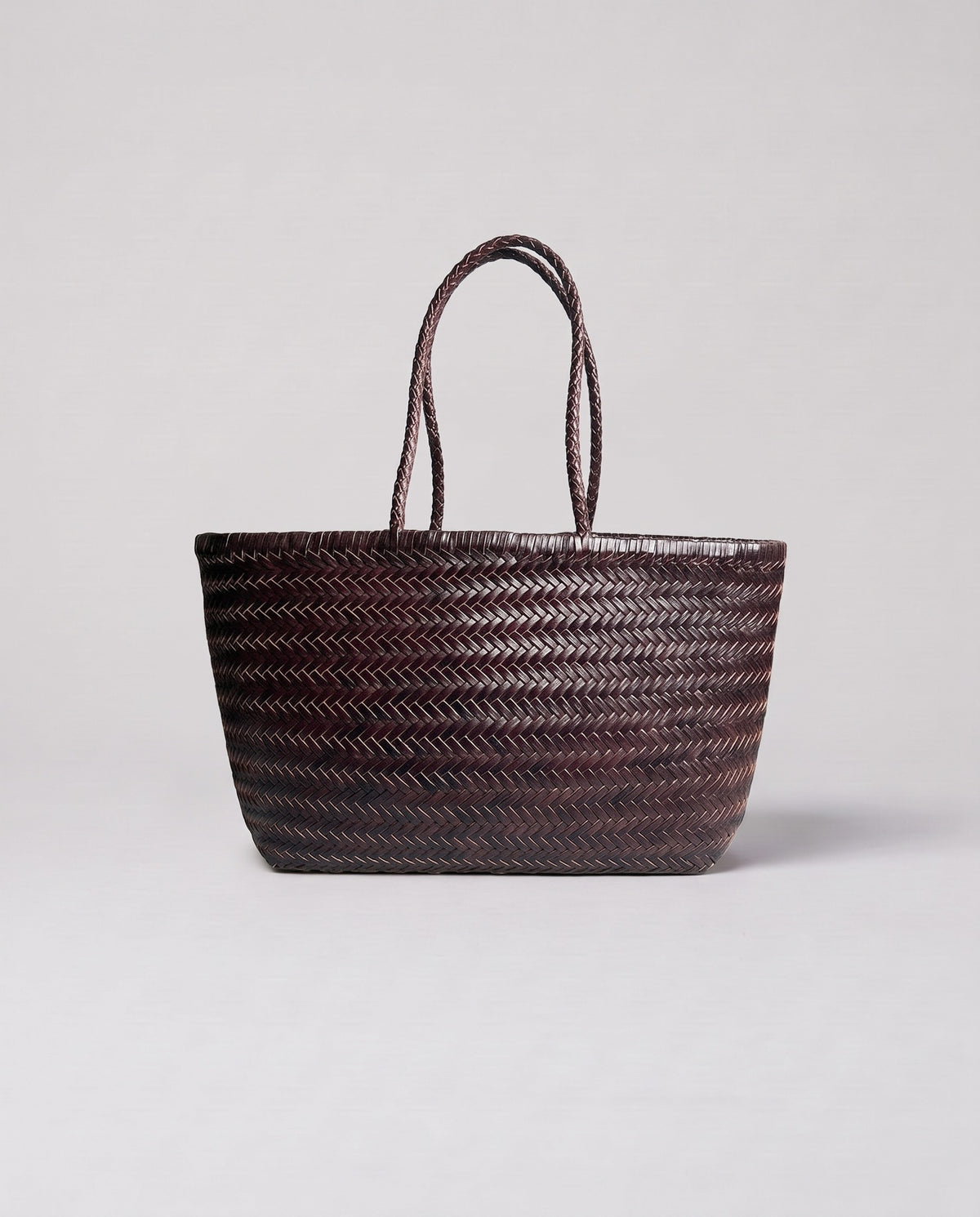 Valentina Noto Large bag in Espresso, front view