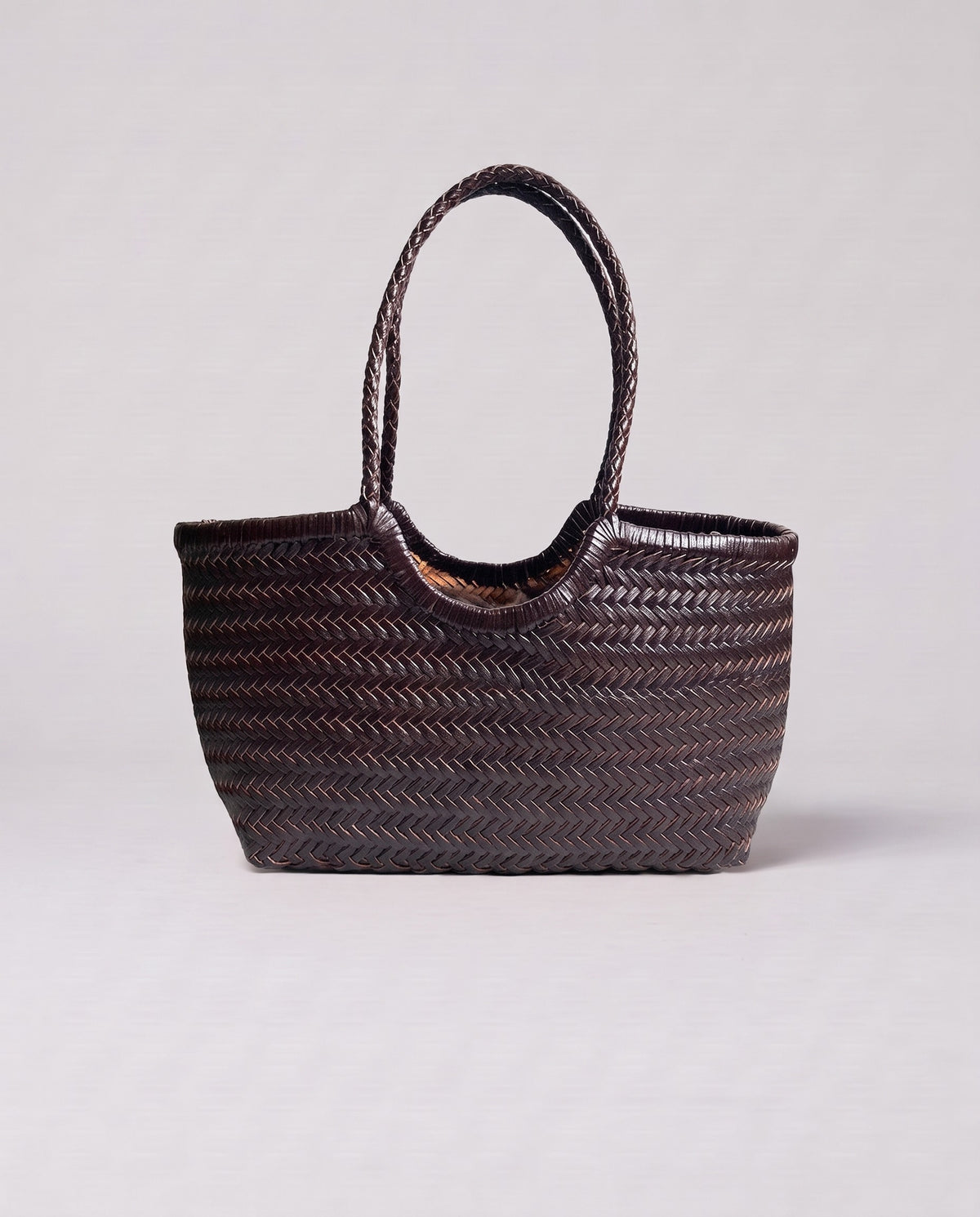 Valentina Noto Small bag in Chocolate, back view