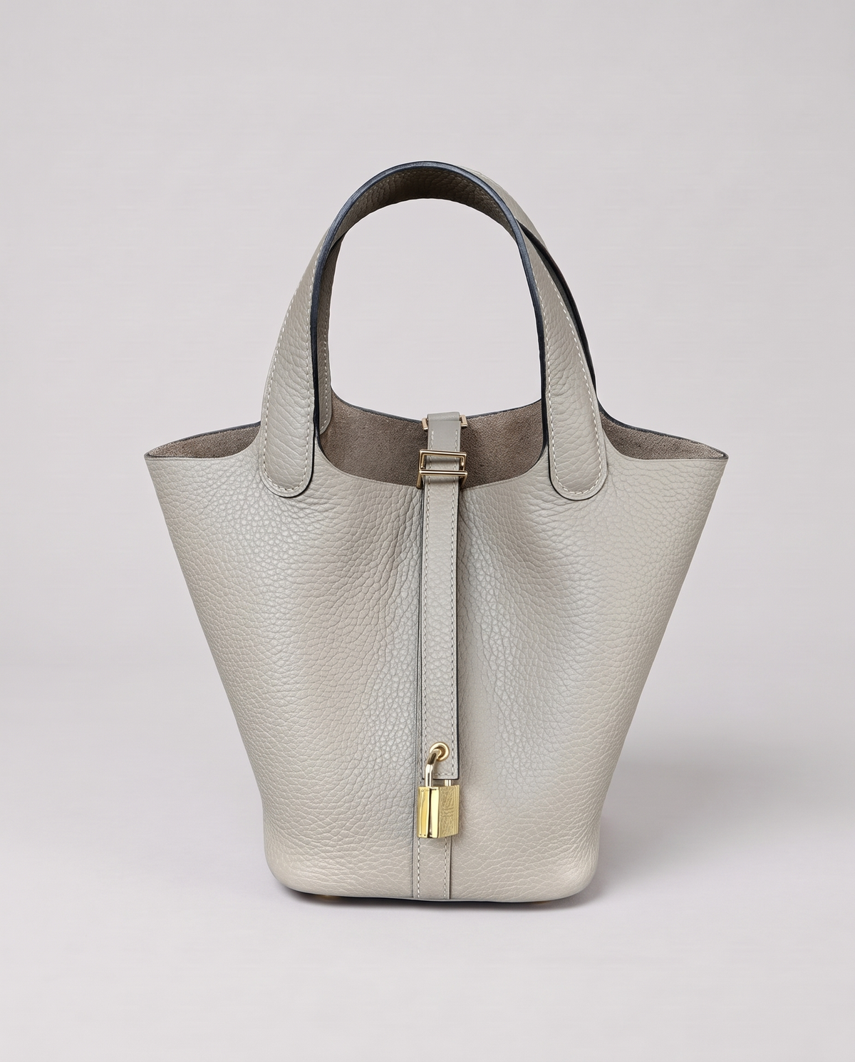 Valentina Ostuni Large bag in Pearl, front view