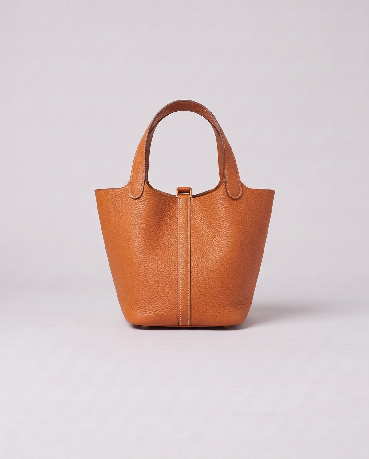 Valentina Ostuni Small bag in Caramel, back view