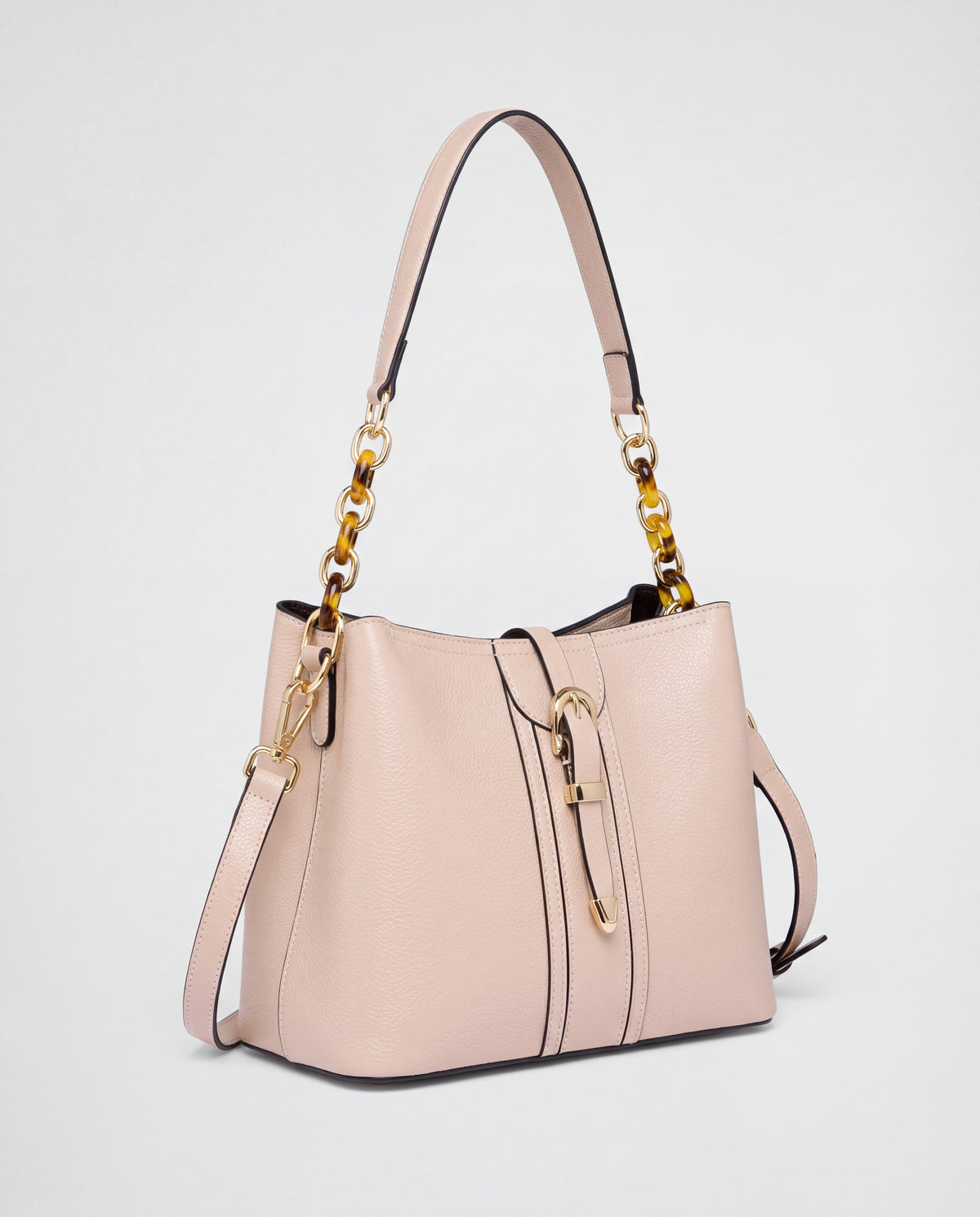 Outline bag in Beige – three-quarter view