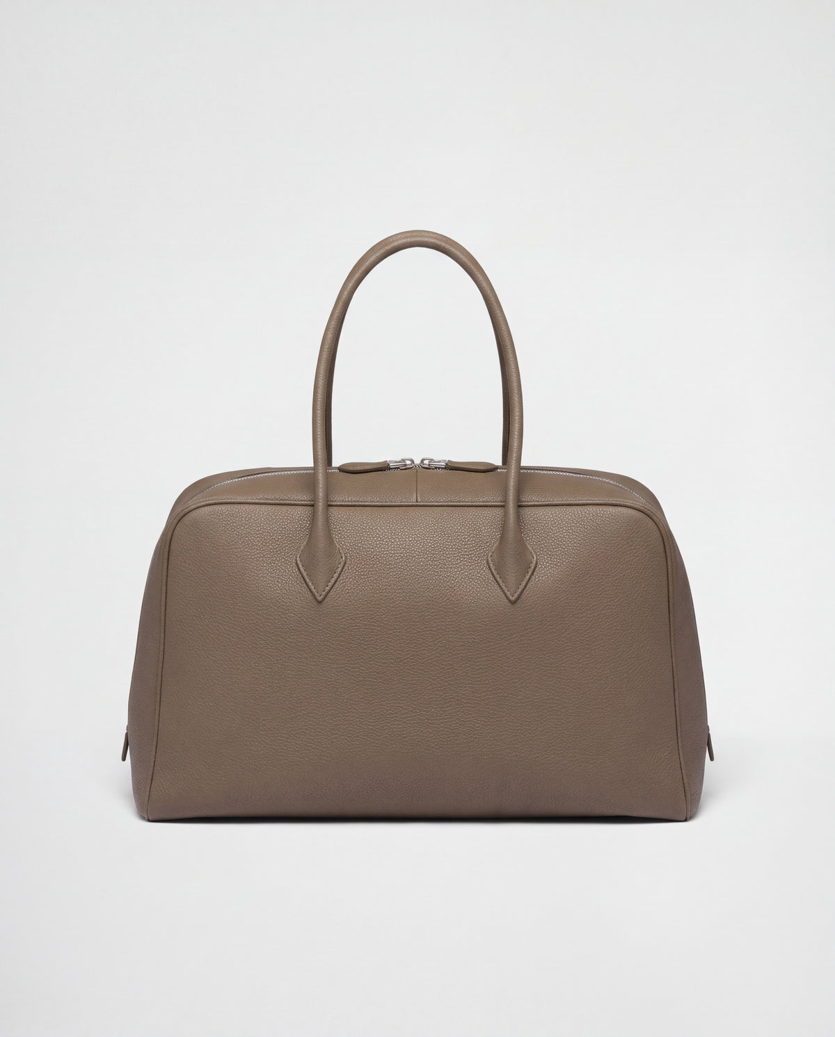 Pillow bag in Taupe – front view