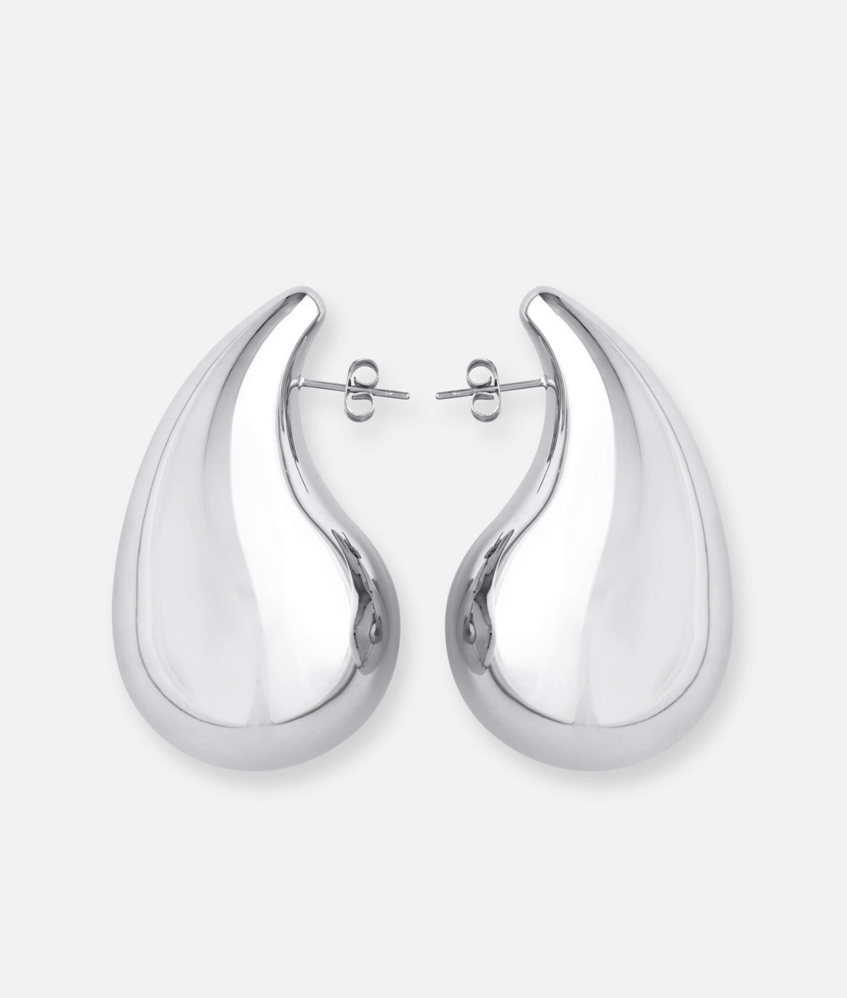 Bottega drop earrings silver