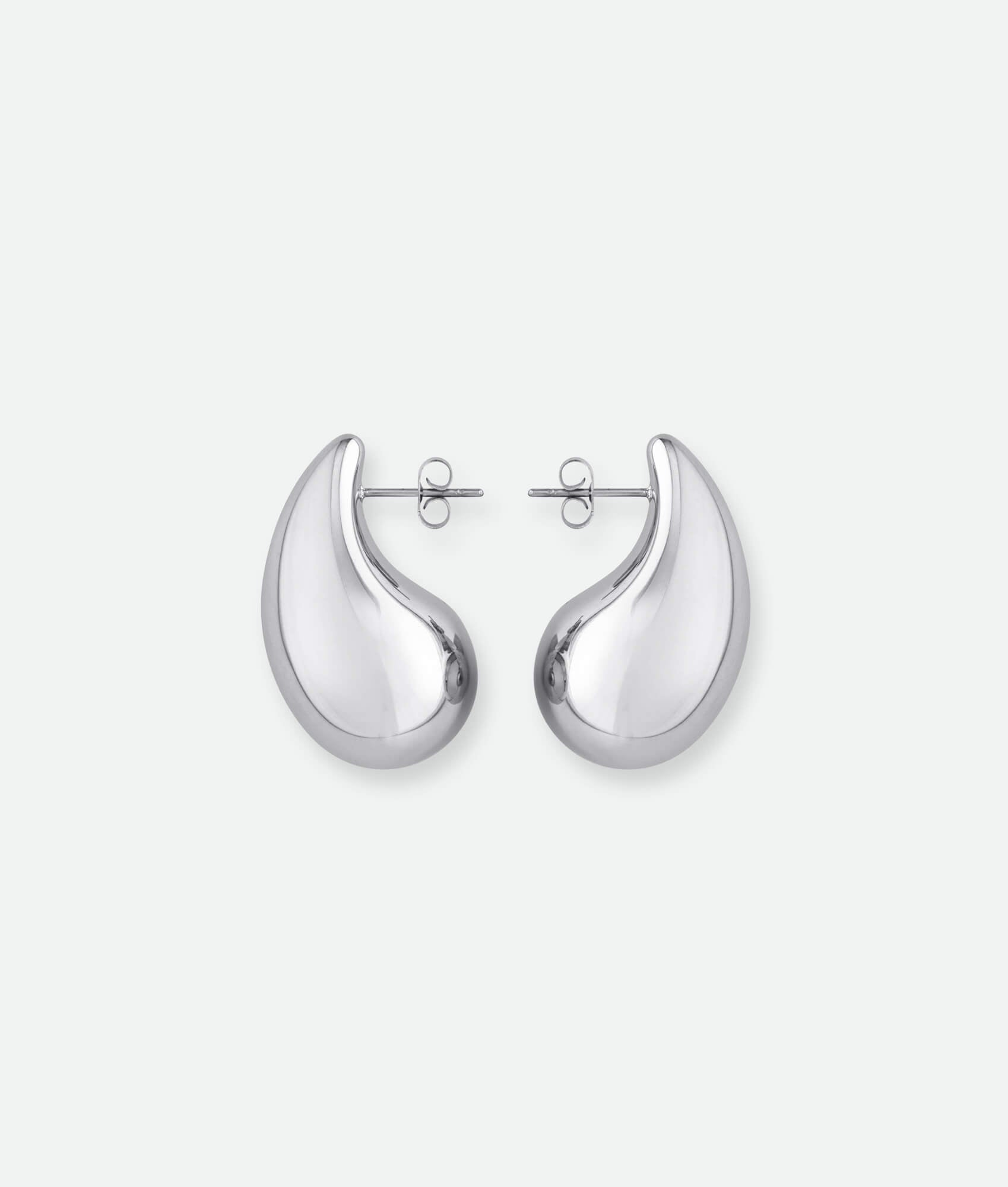 Bottega drop earrings silver