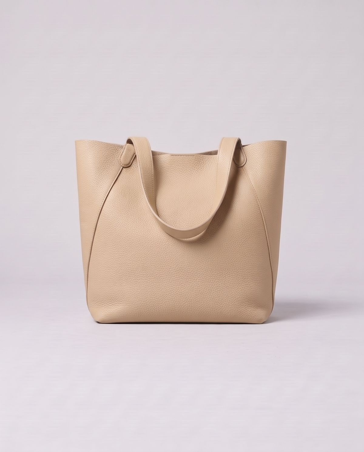 Valentina Tela Large bag in Beige, back view