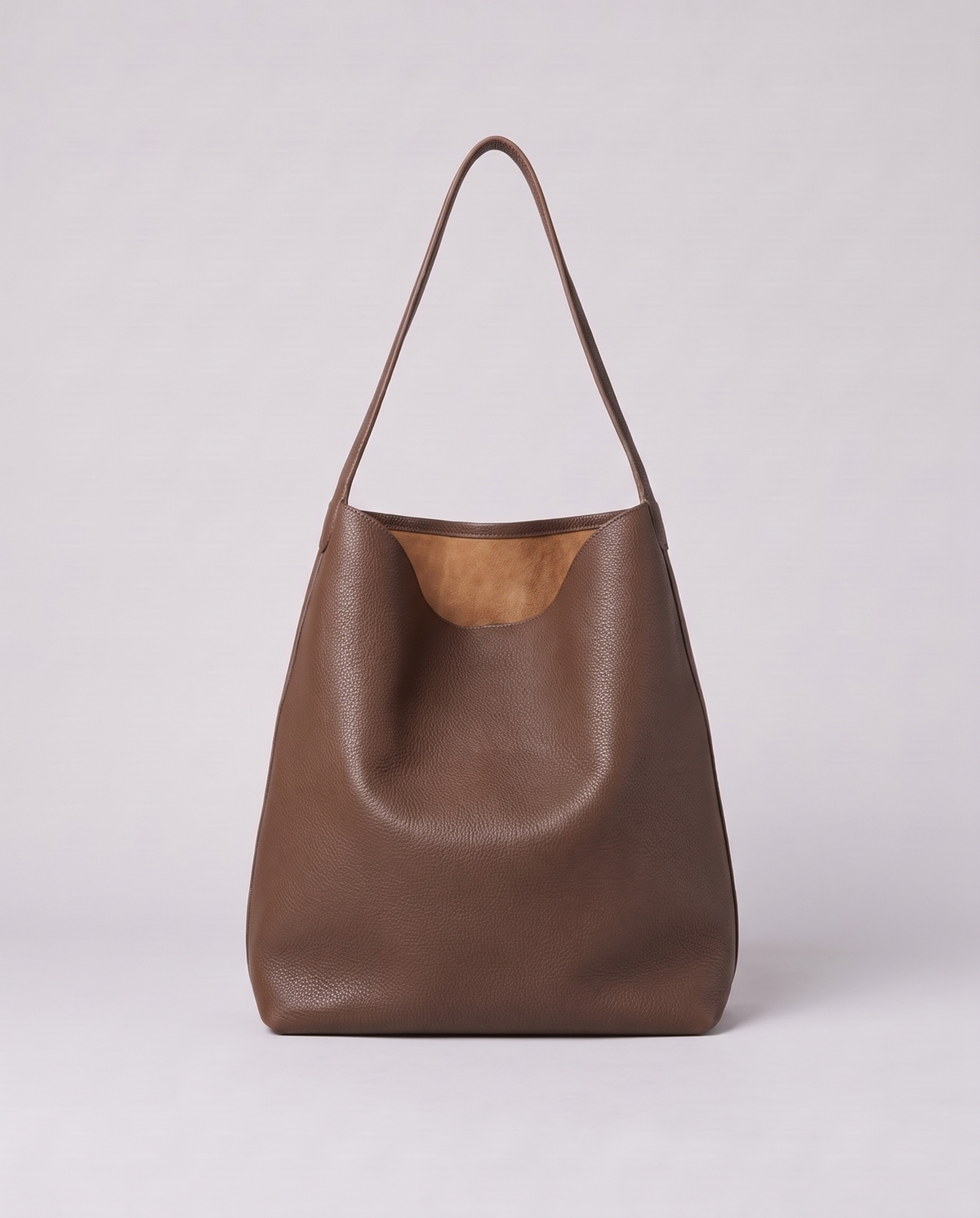 Valentina Tela Large bag in Brown, back view