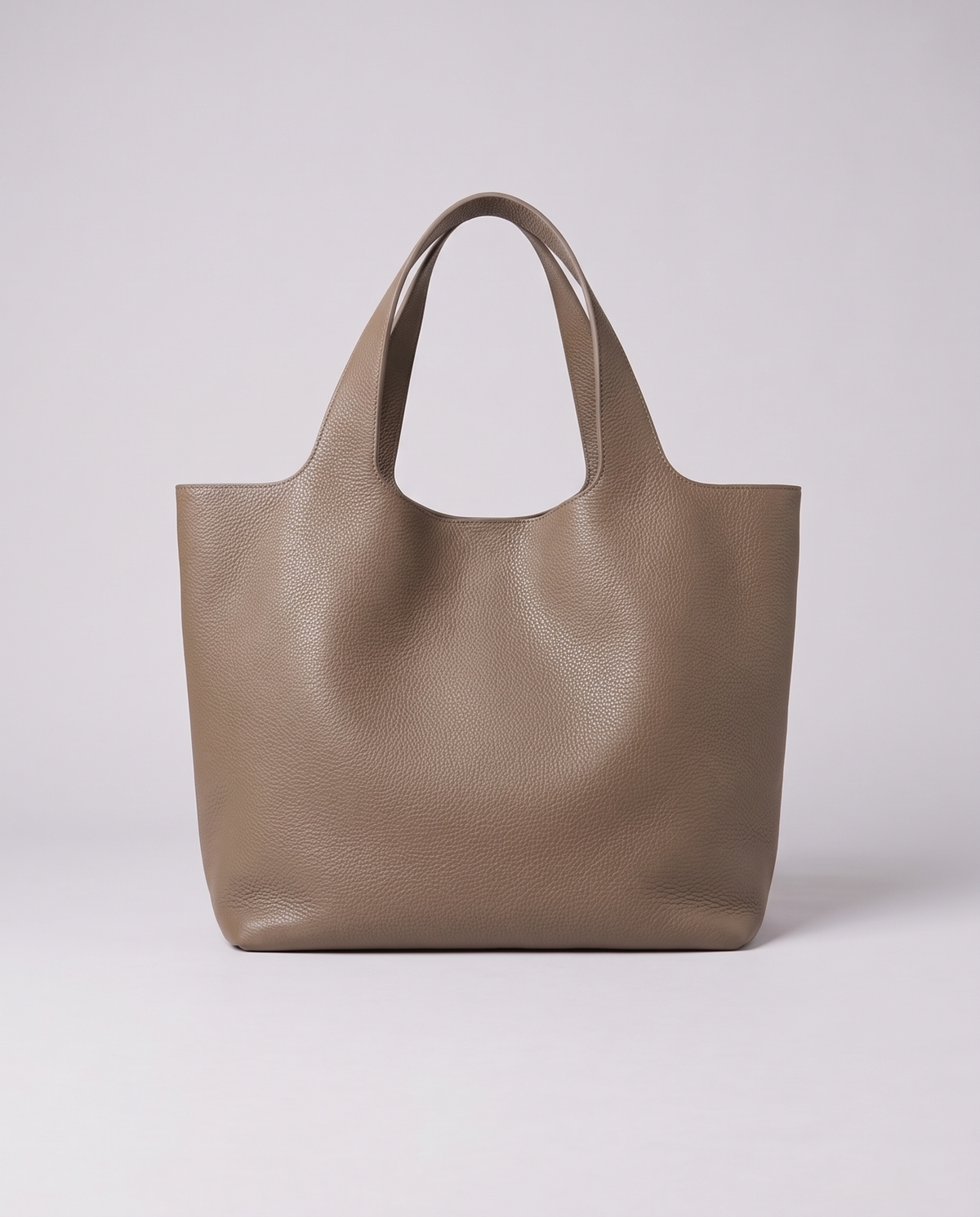 Valentina Tela Large bag in Taupe, back view