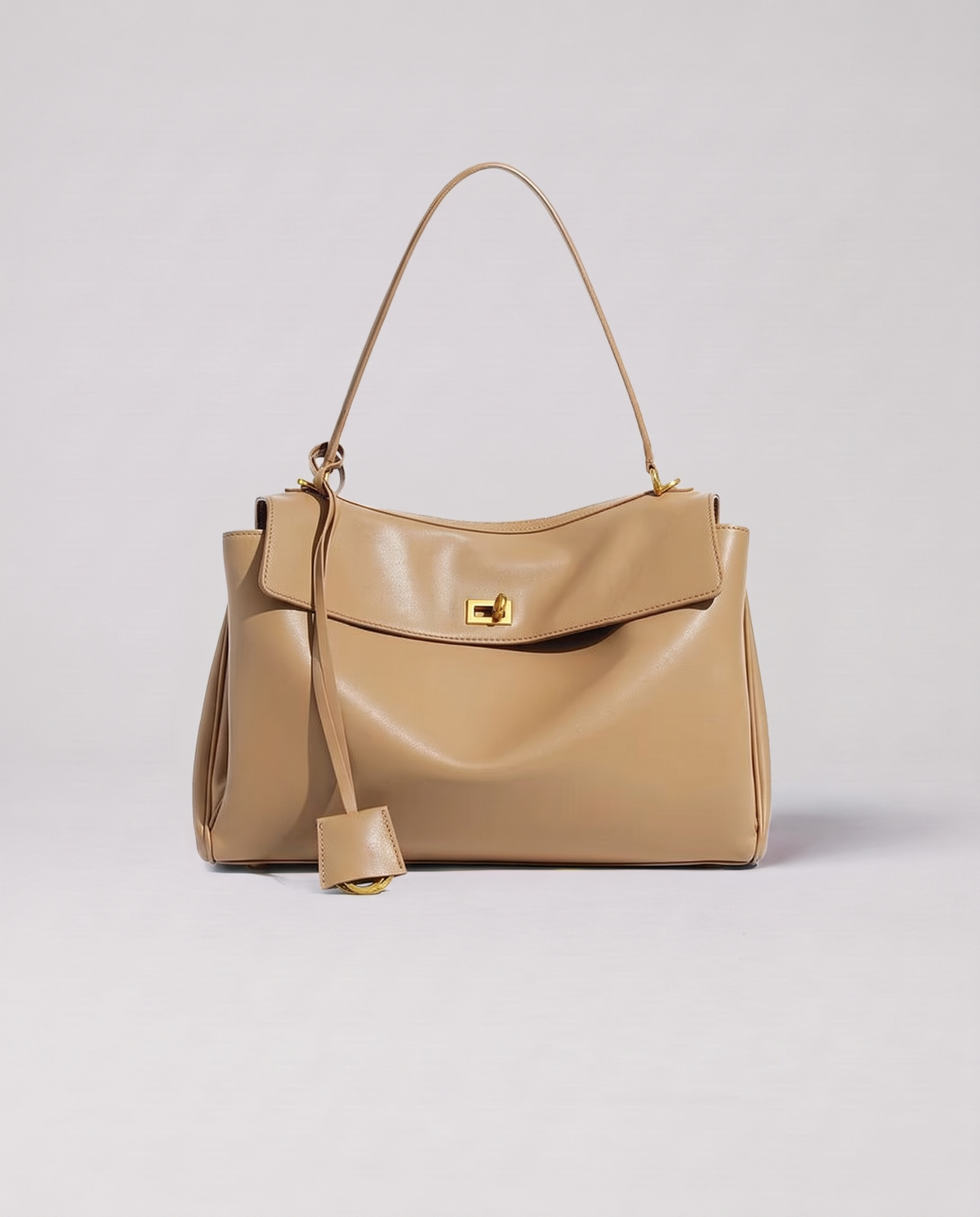 Valentina Tinto Small bag in Tan, front view