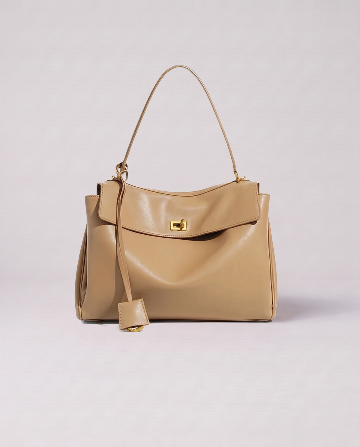 Valentina Tinto Small bag in Tan, three-quarter view