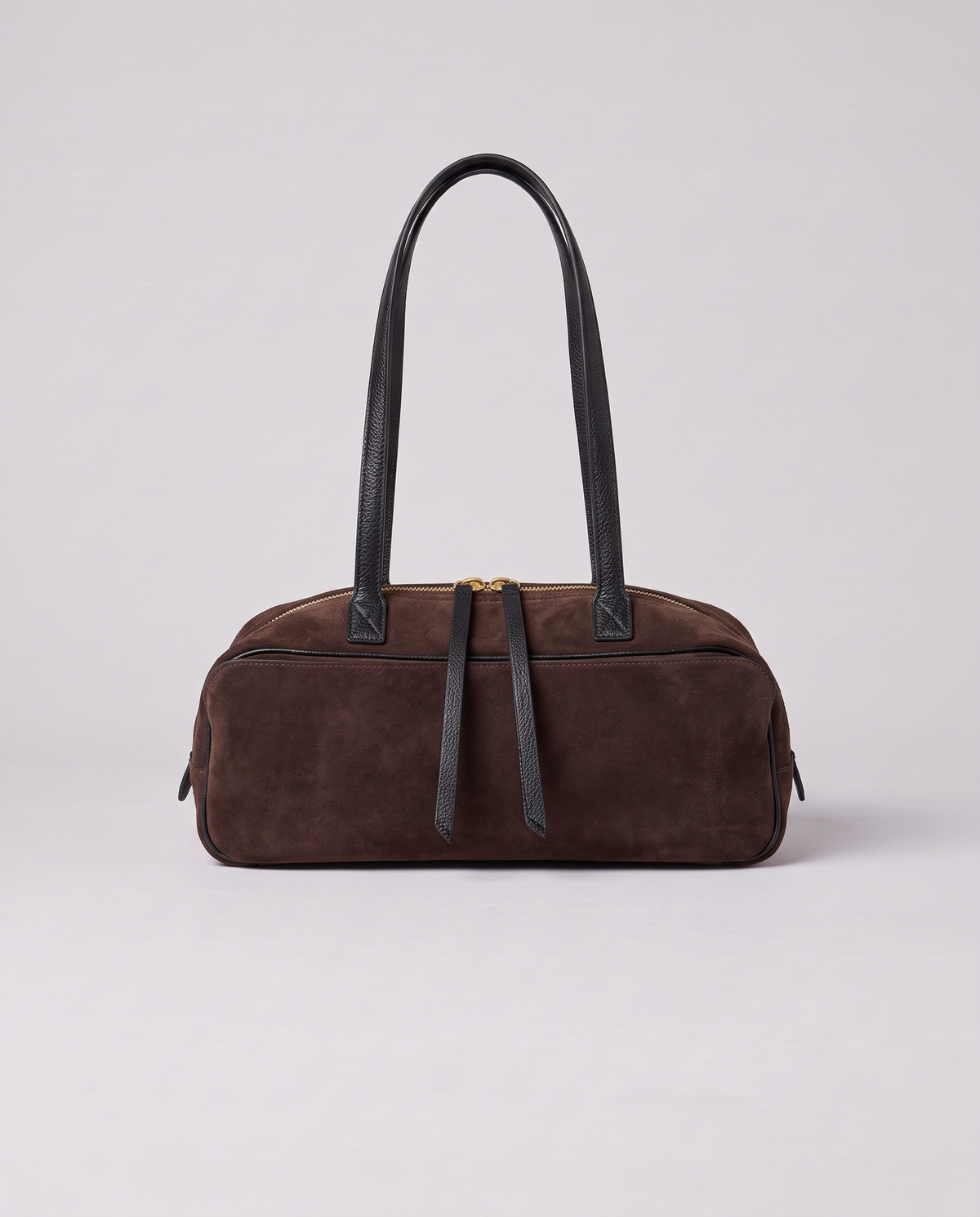 Valentina Umbra Large bag in Chocolate, front view
