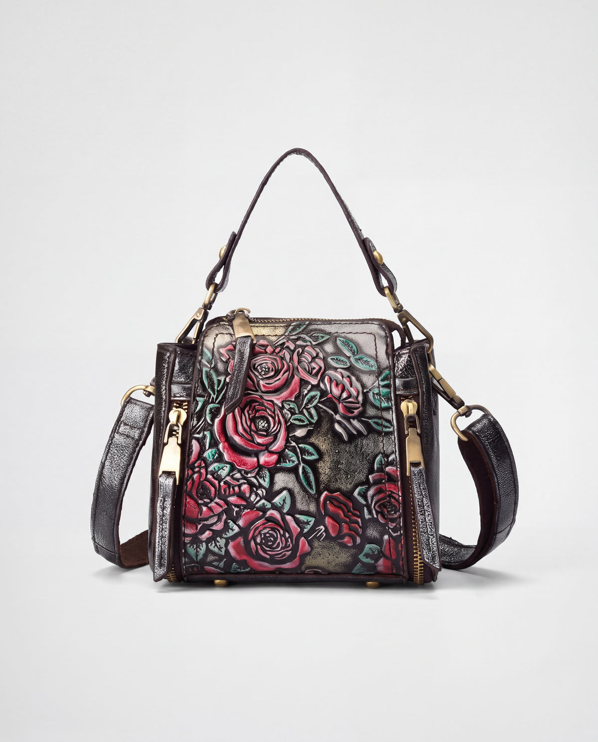 Legacy bag in Silver – front view