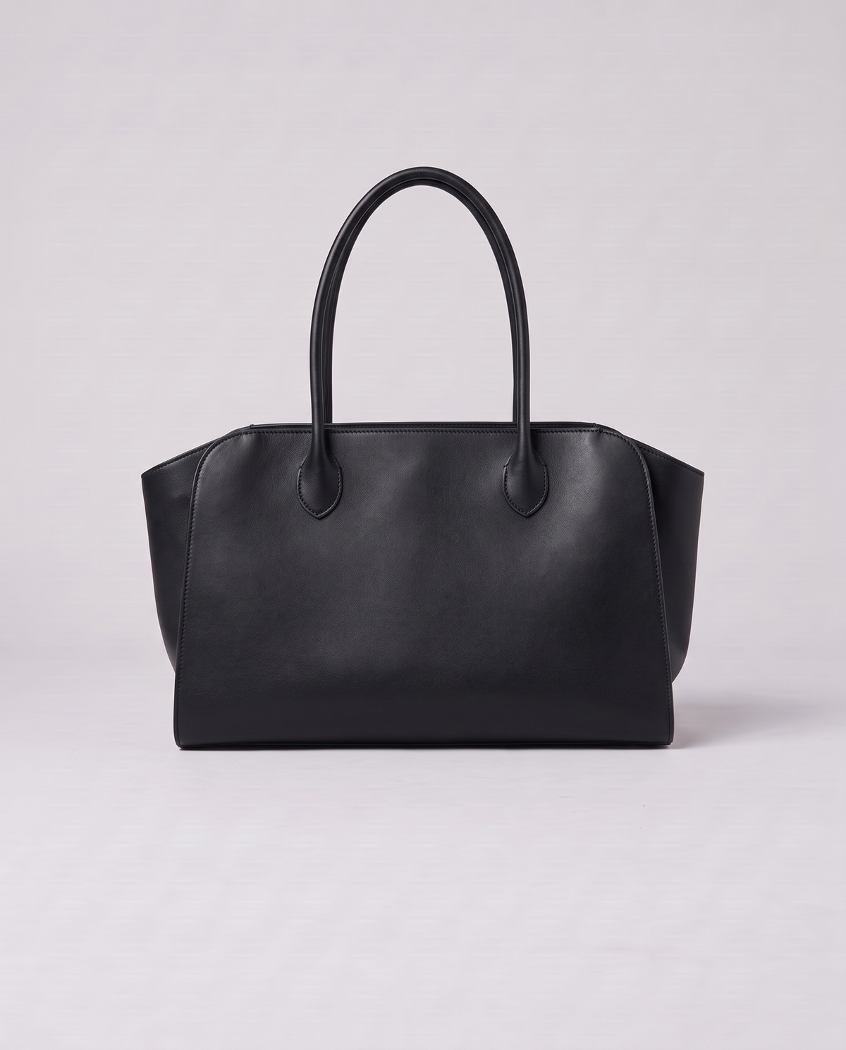 Valentina Volta Large bag in Onyx, back view