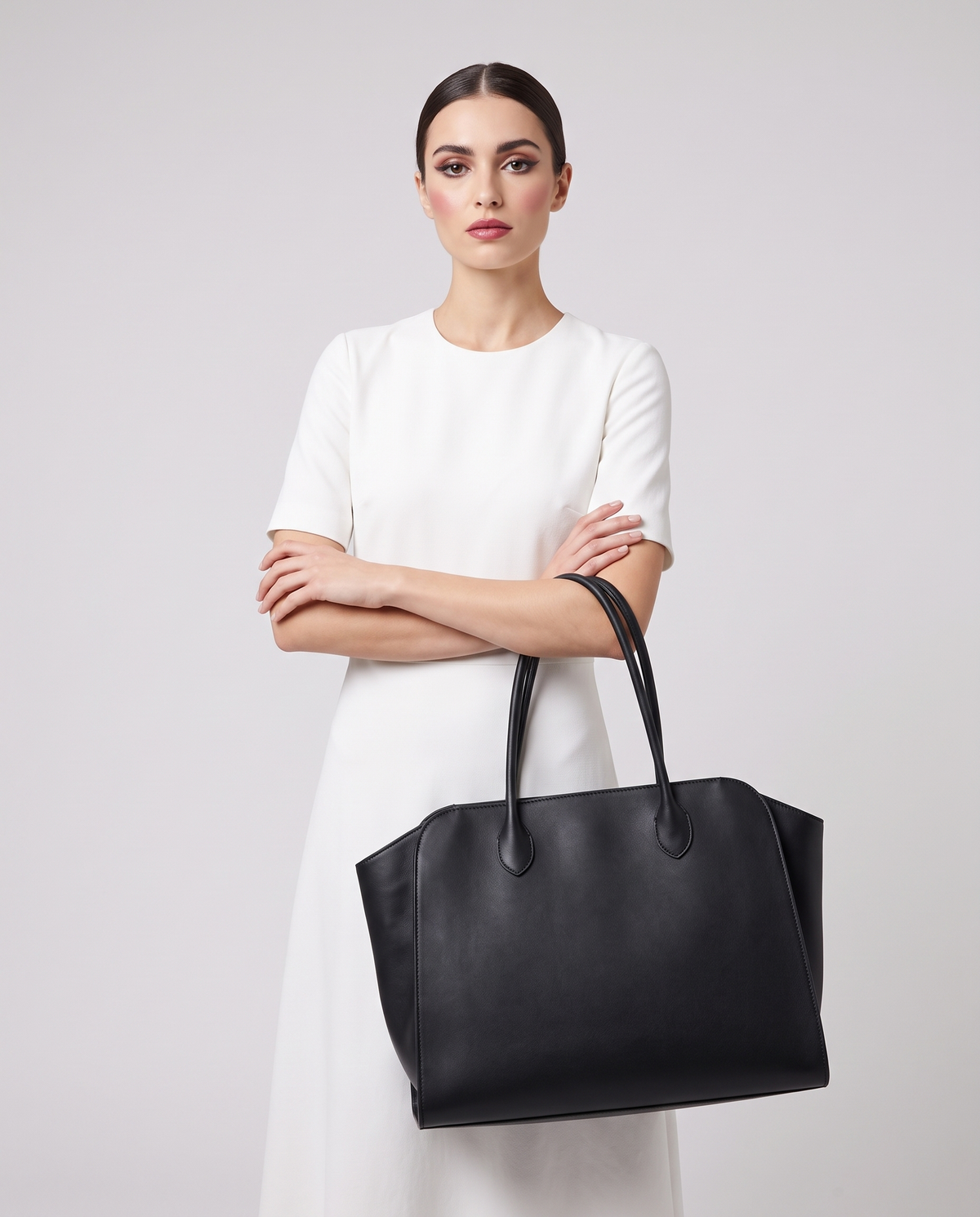 Valentina Volta Small bag in Onyx, front view