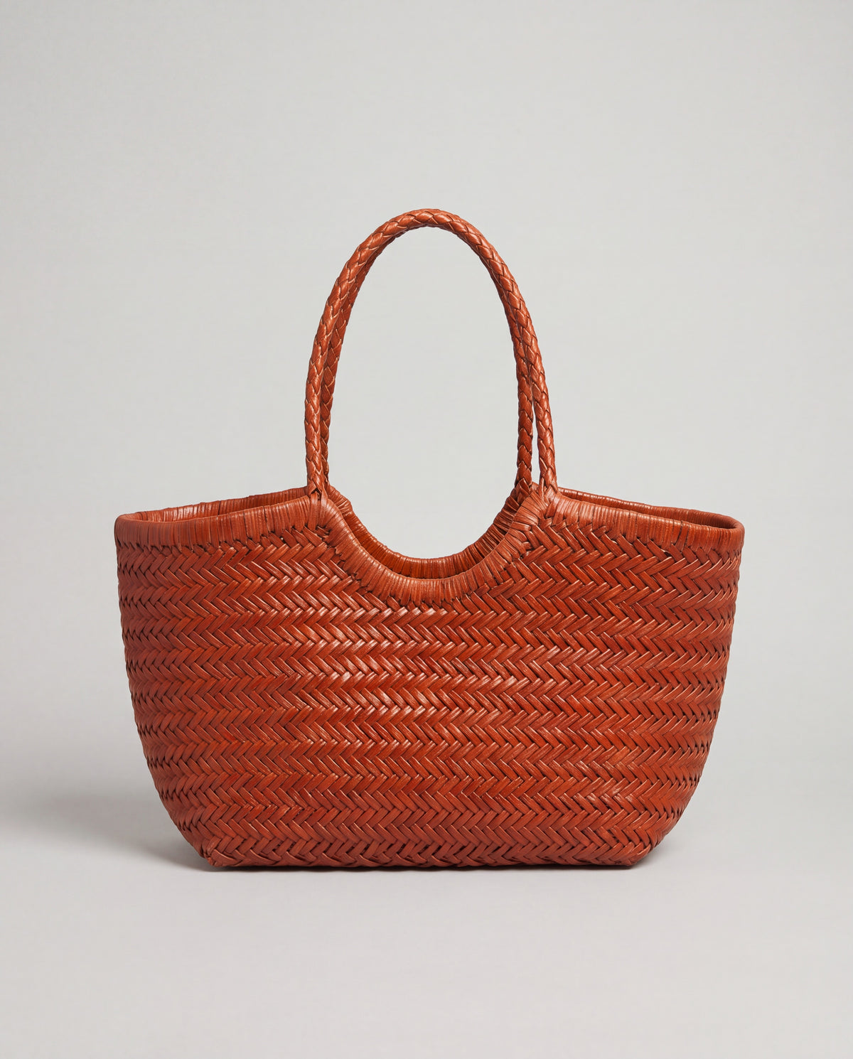 Weave bag in Rust – back view